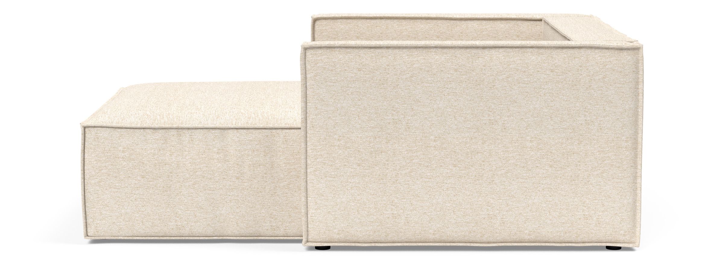 Newilla Storage Lounger Chair w/ Slim Arm Rests