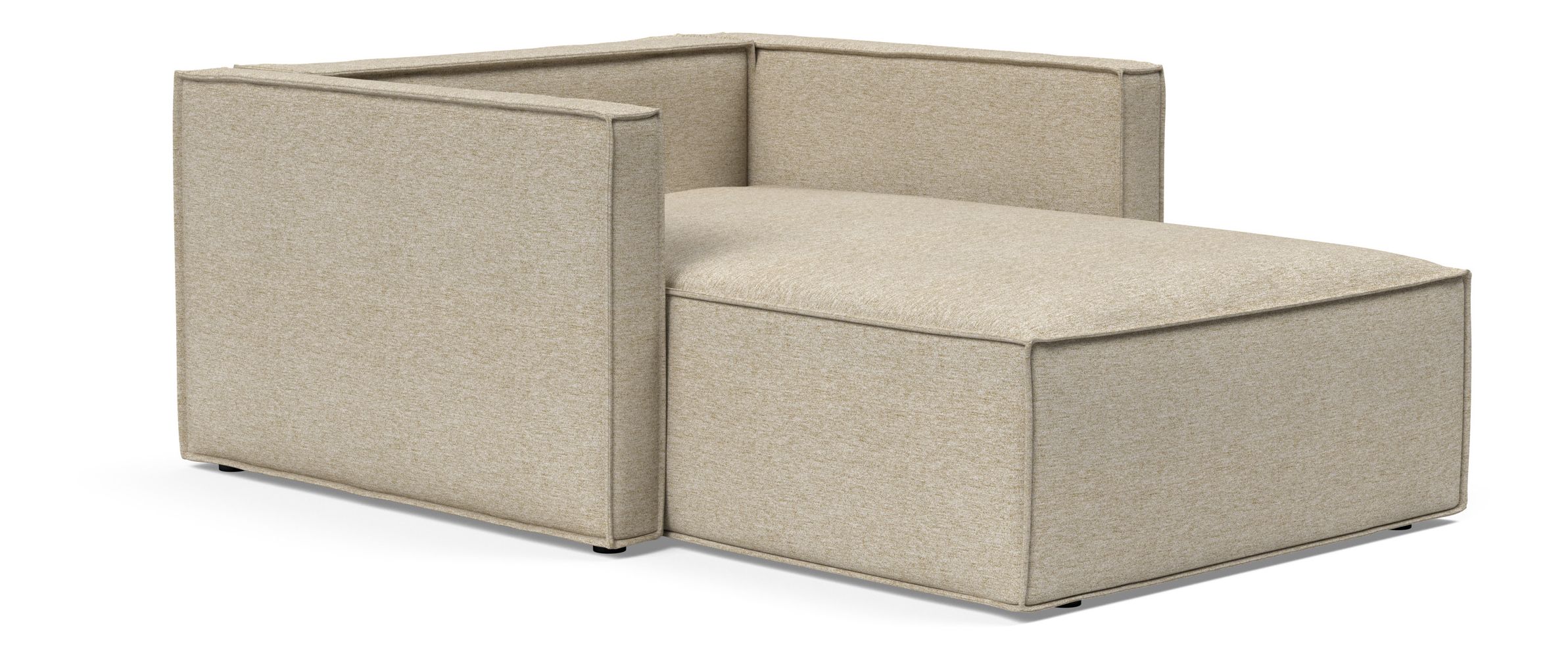 Newilla Storage Lounger Chair w/ Slim Arm Rests
