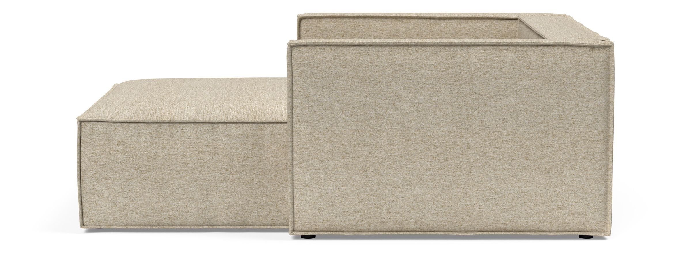 Newilla Storage Lounger Chair w/ Slim Arm Rests