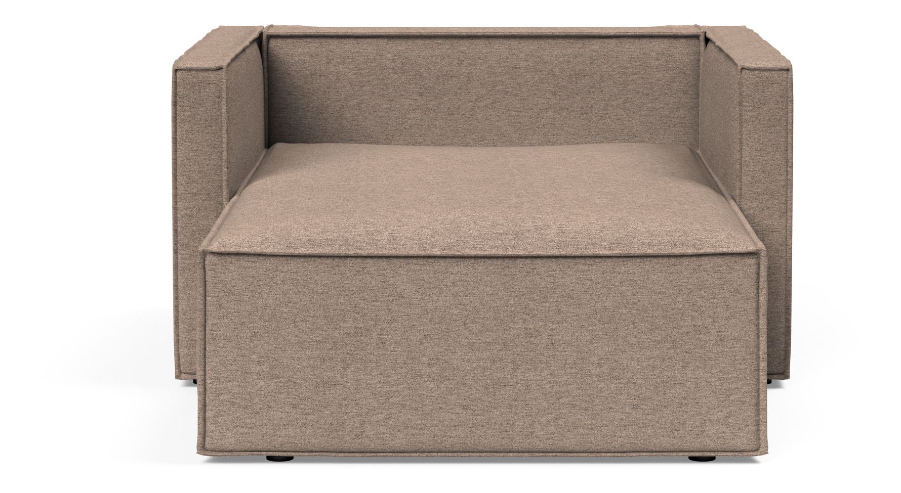 Newilla Storage Lounger Chair w/ Slim Arm Rests