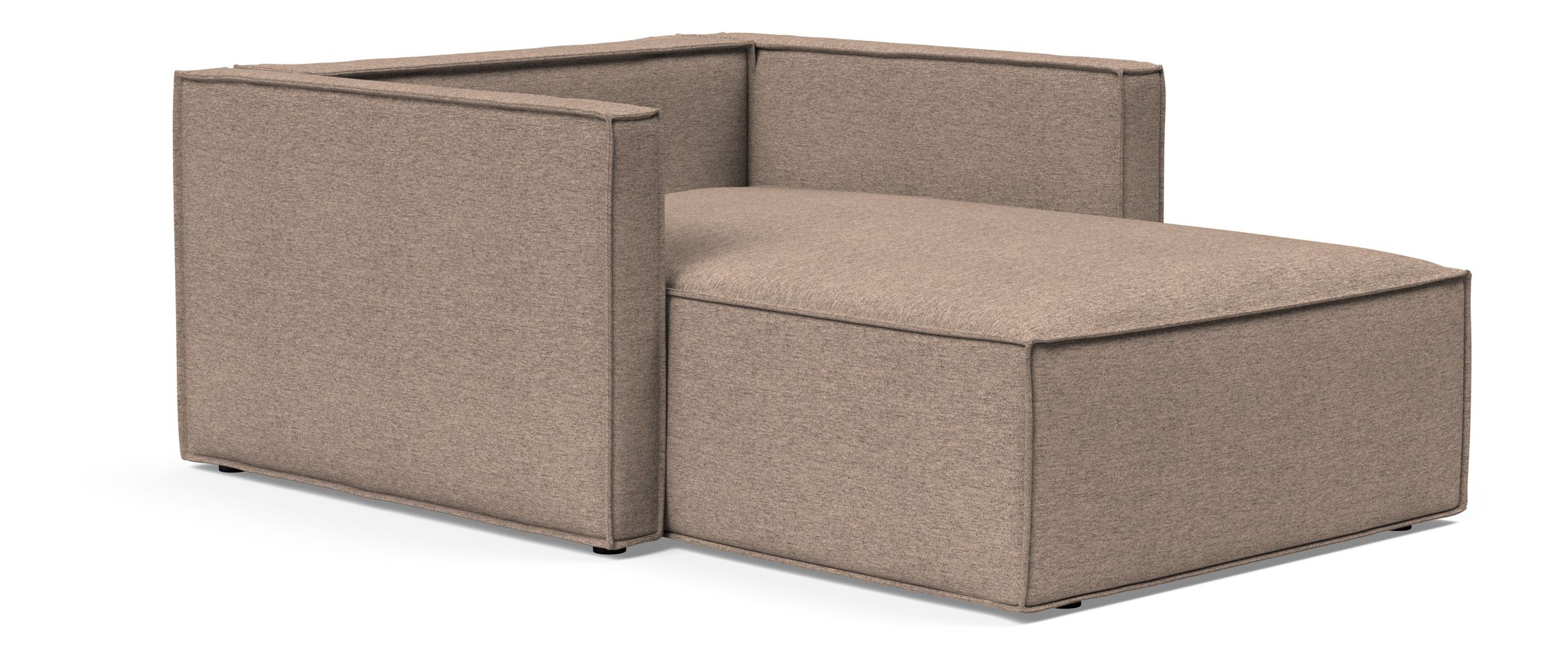 Newilla Storage Lounger Chair w/ Slim Arm Rests