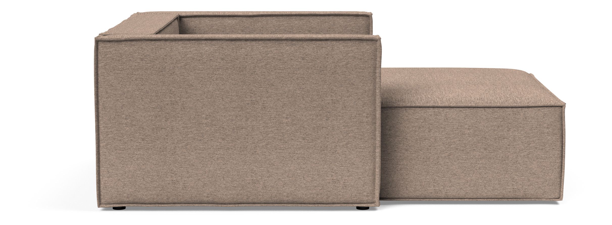 Newilla Storage Lounger Chair w/ Slim Arm Rests