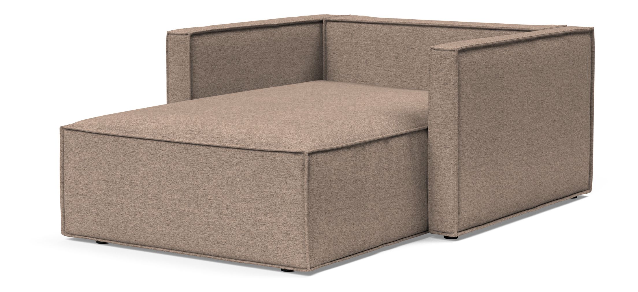 Newilla Storage Lounger Chair w/ Slim Arm Rests