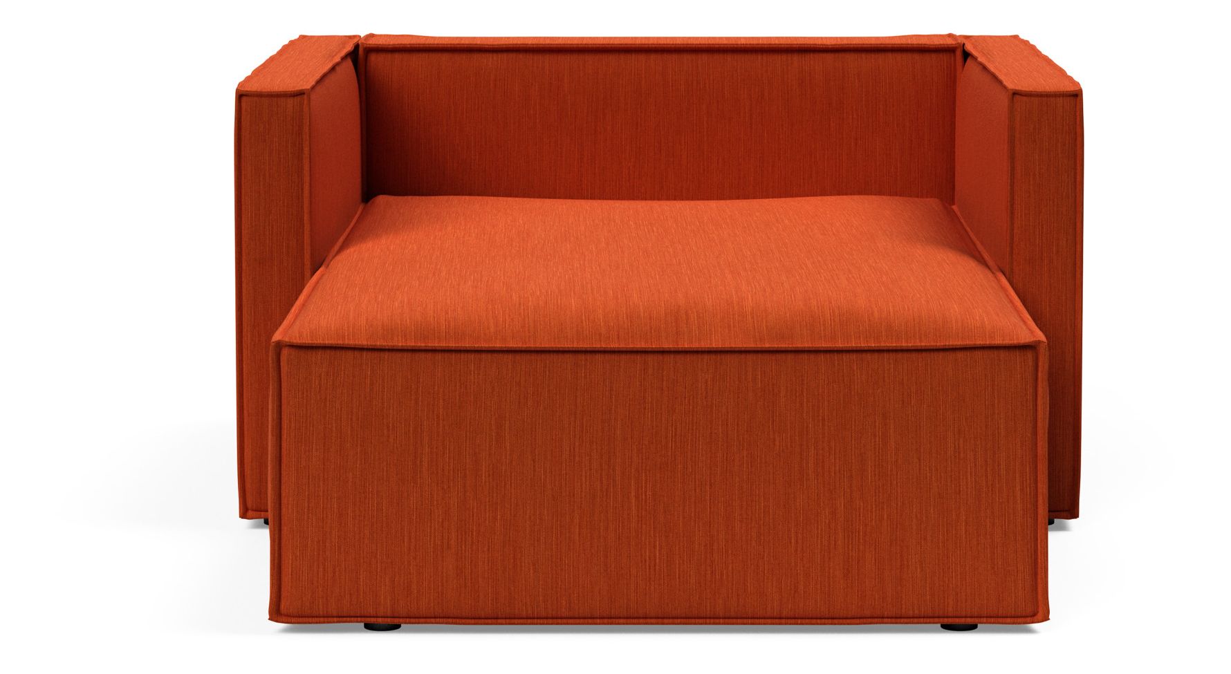 Newilla Storage Lounger Chair w/ Slim Arm Rests