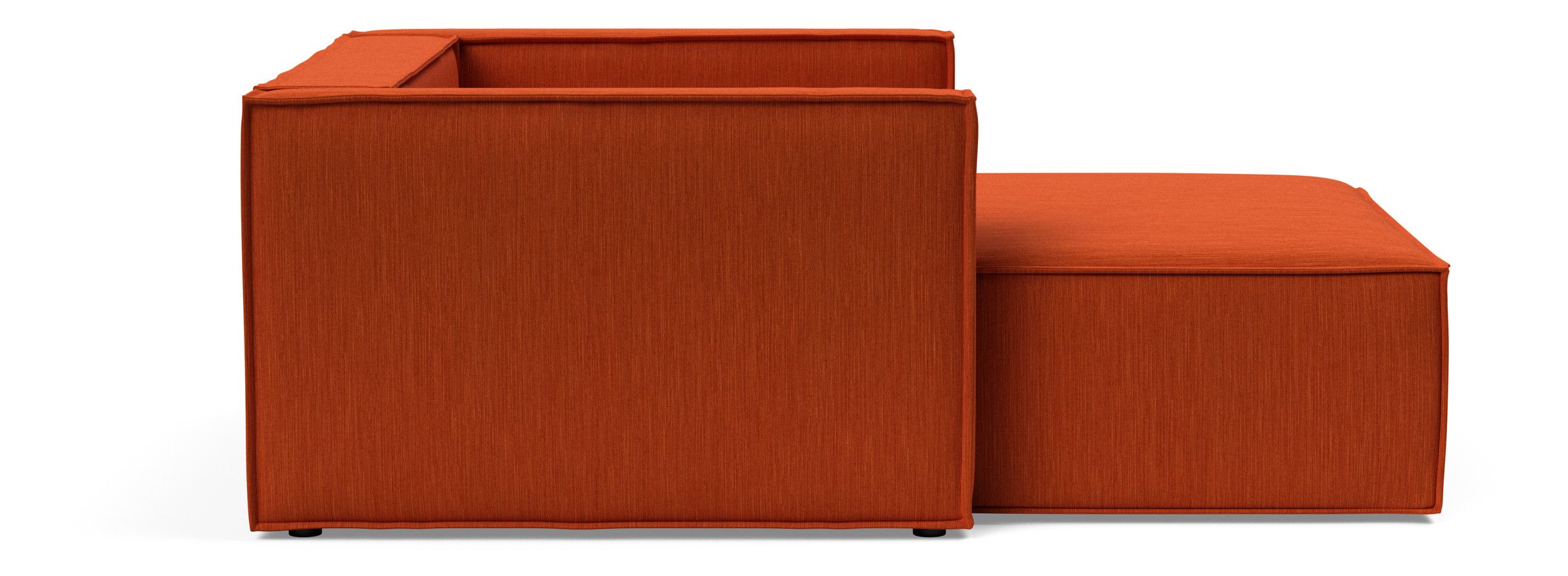 Newilla Storage Lounger Chair w/ Slim Arm Rests