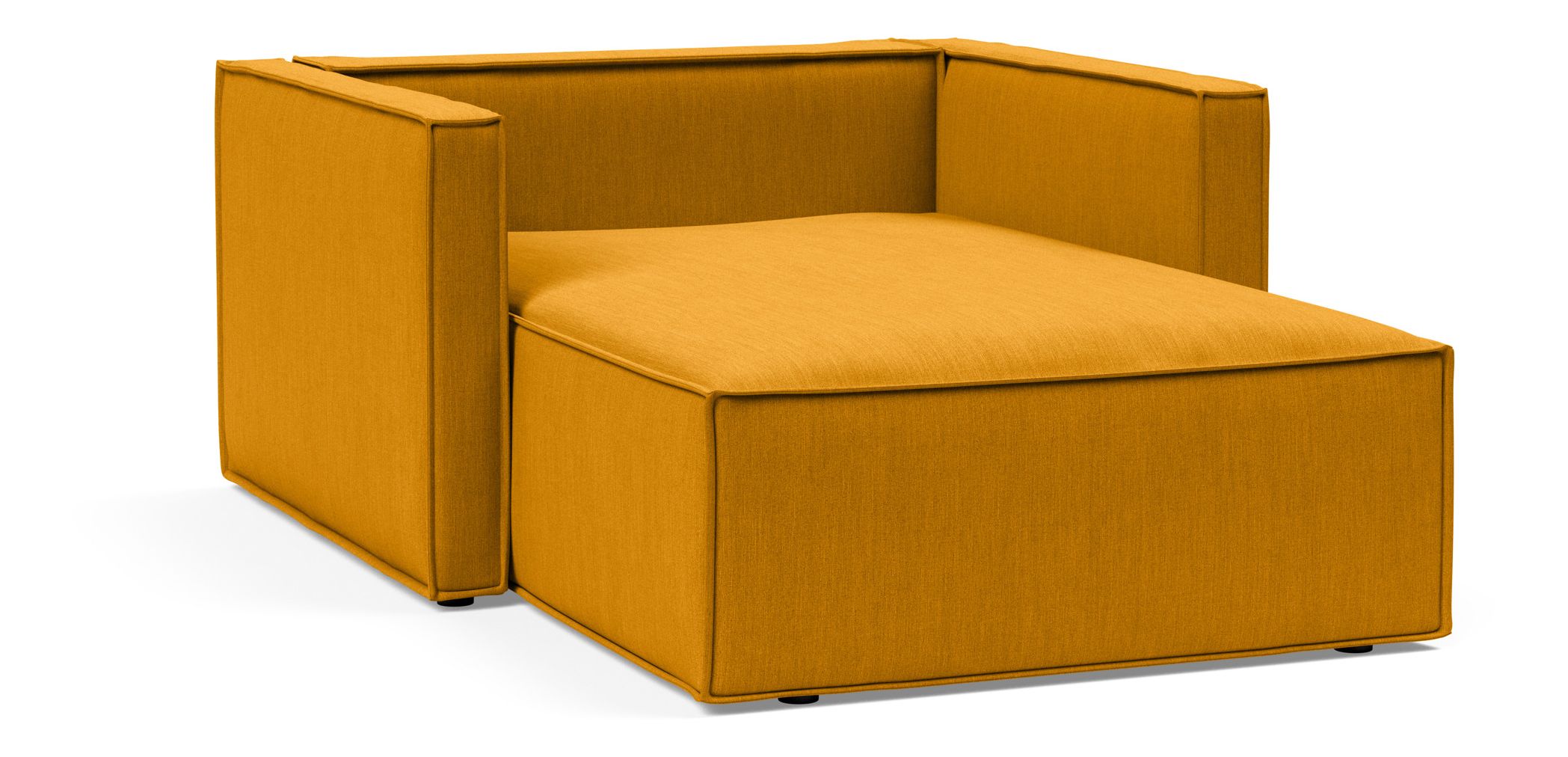 Newilla Storage Lounger Chair w/ Slim Arm Rests