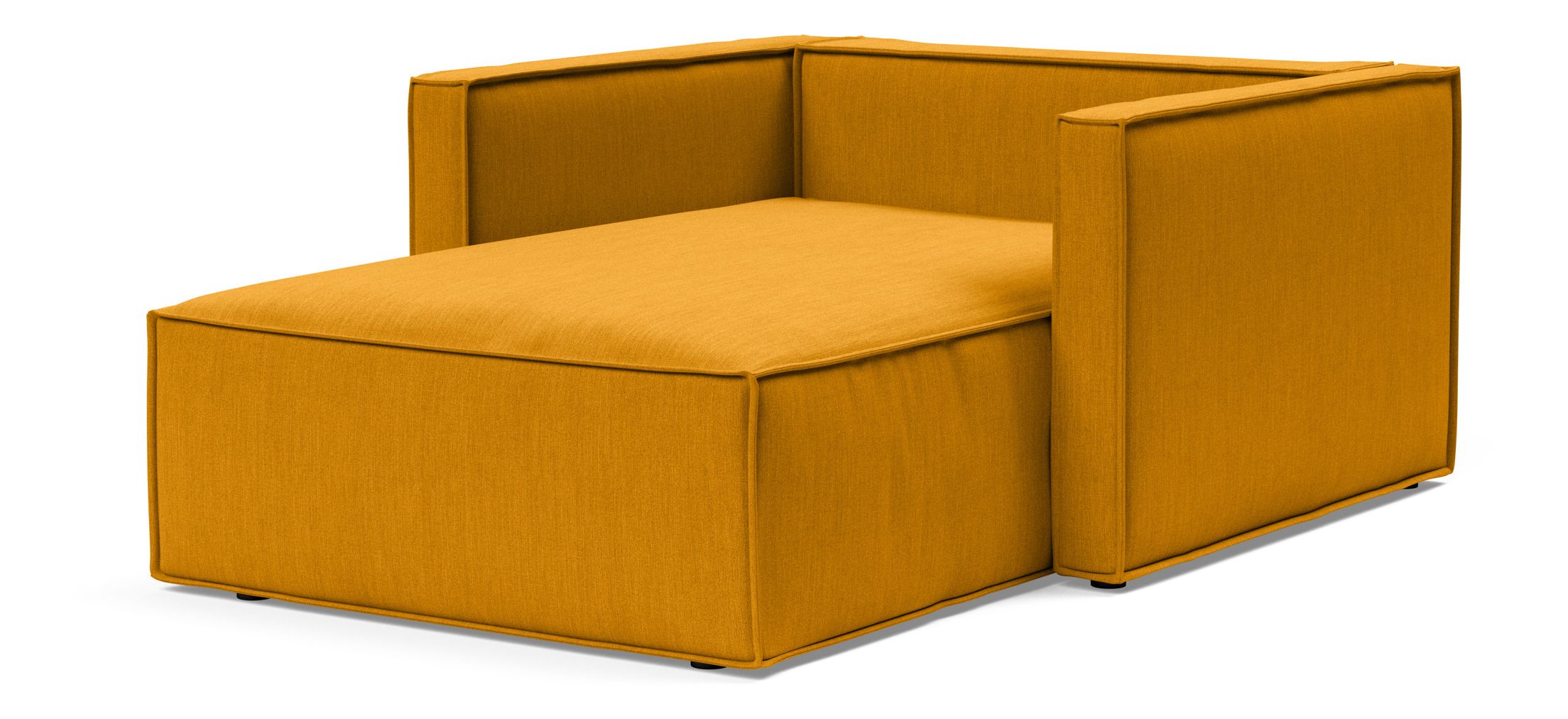Newilla Storage Lounger Chair w/ Slim Arm Rests