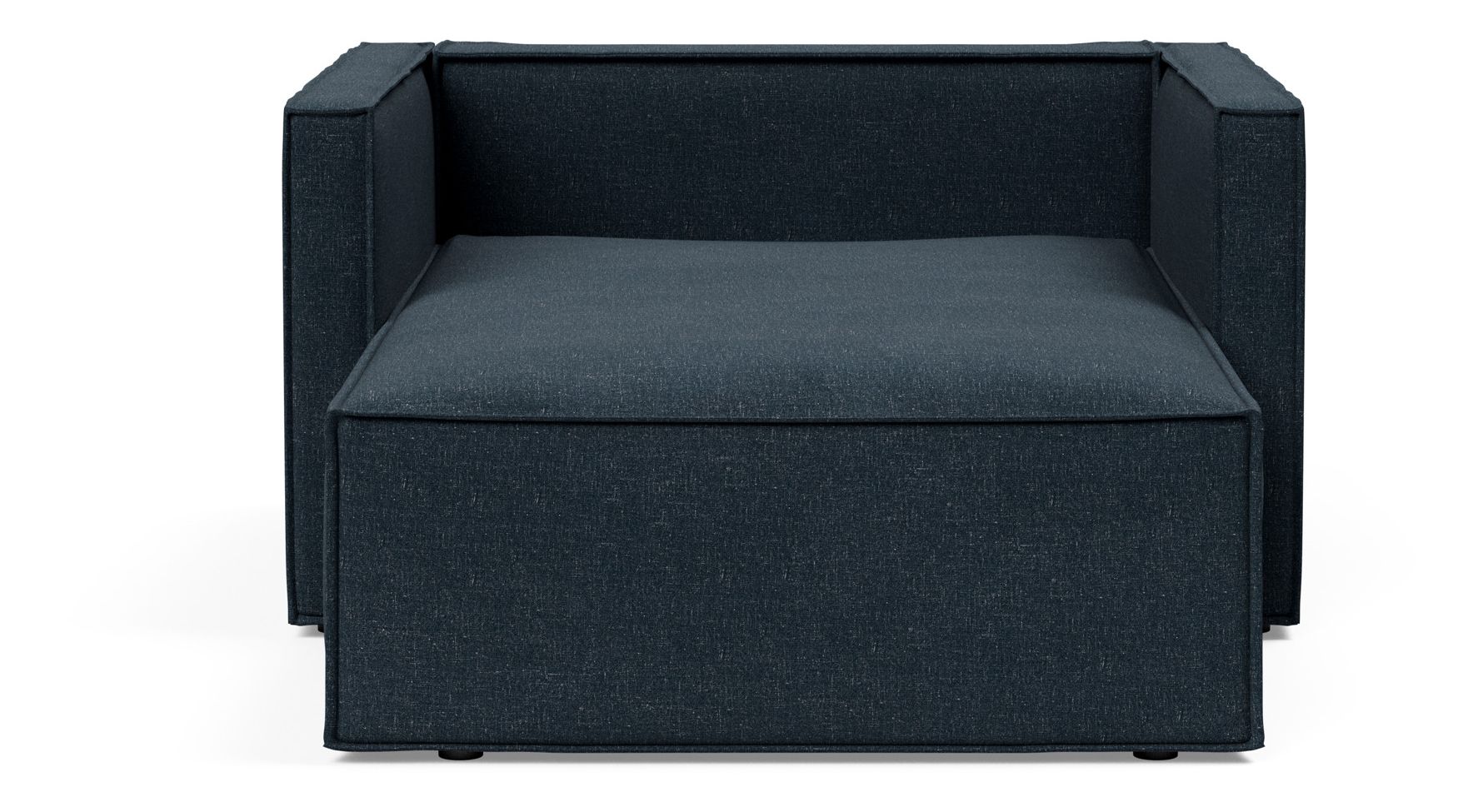 Newilla Storage Lounger Chair w/ Slim Arm Rests