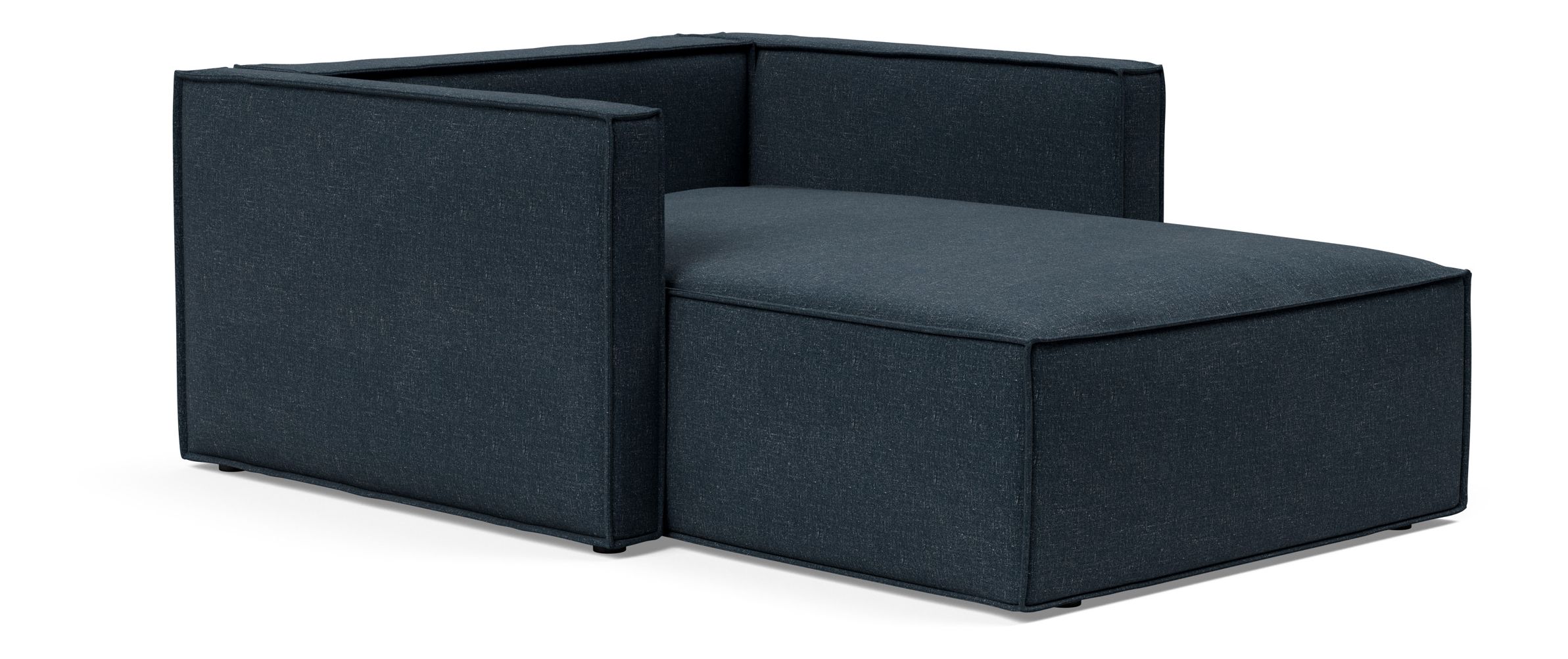 Newilla Storage Lounger Chair w/ Slim Arm Rests