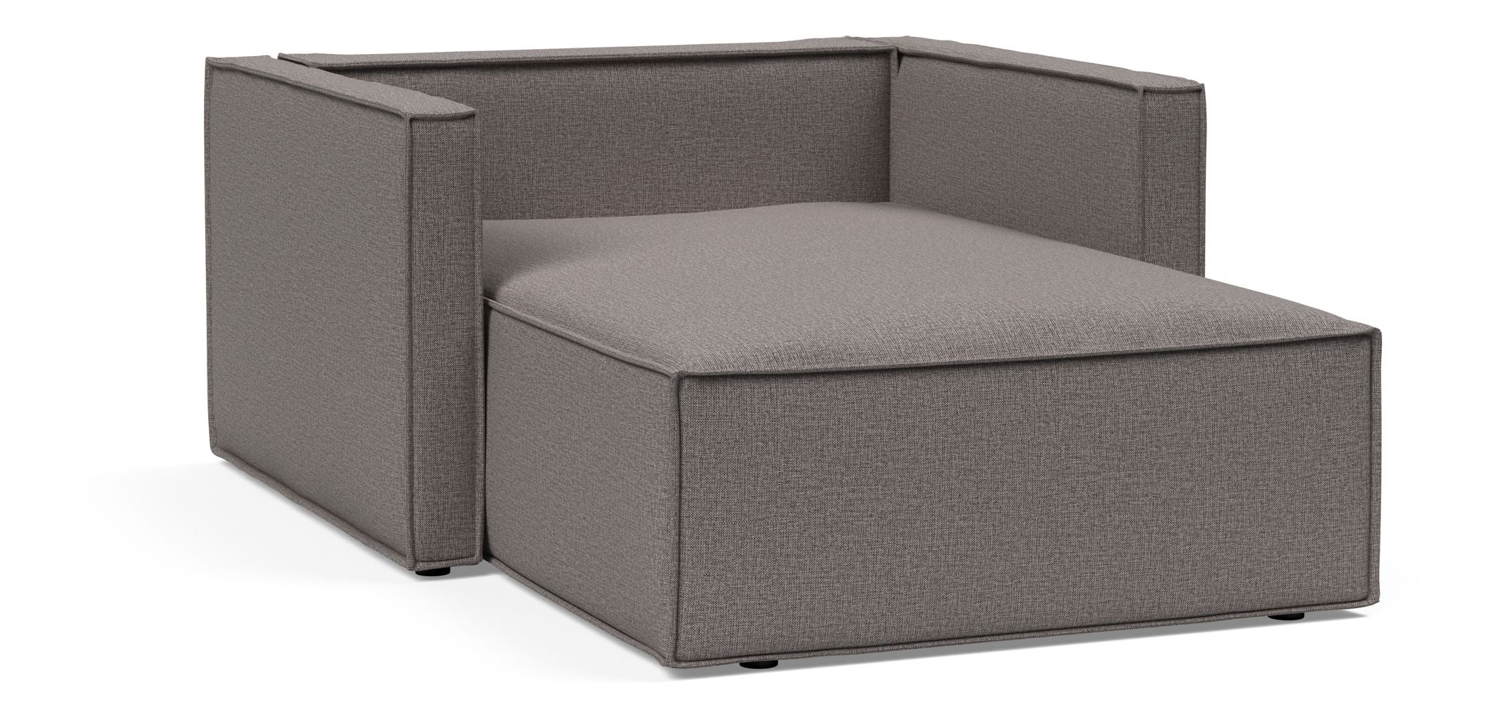 Newilla Storage Lounger Chair w/ Slim Arm Rests