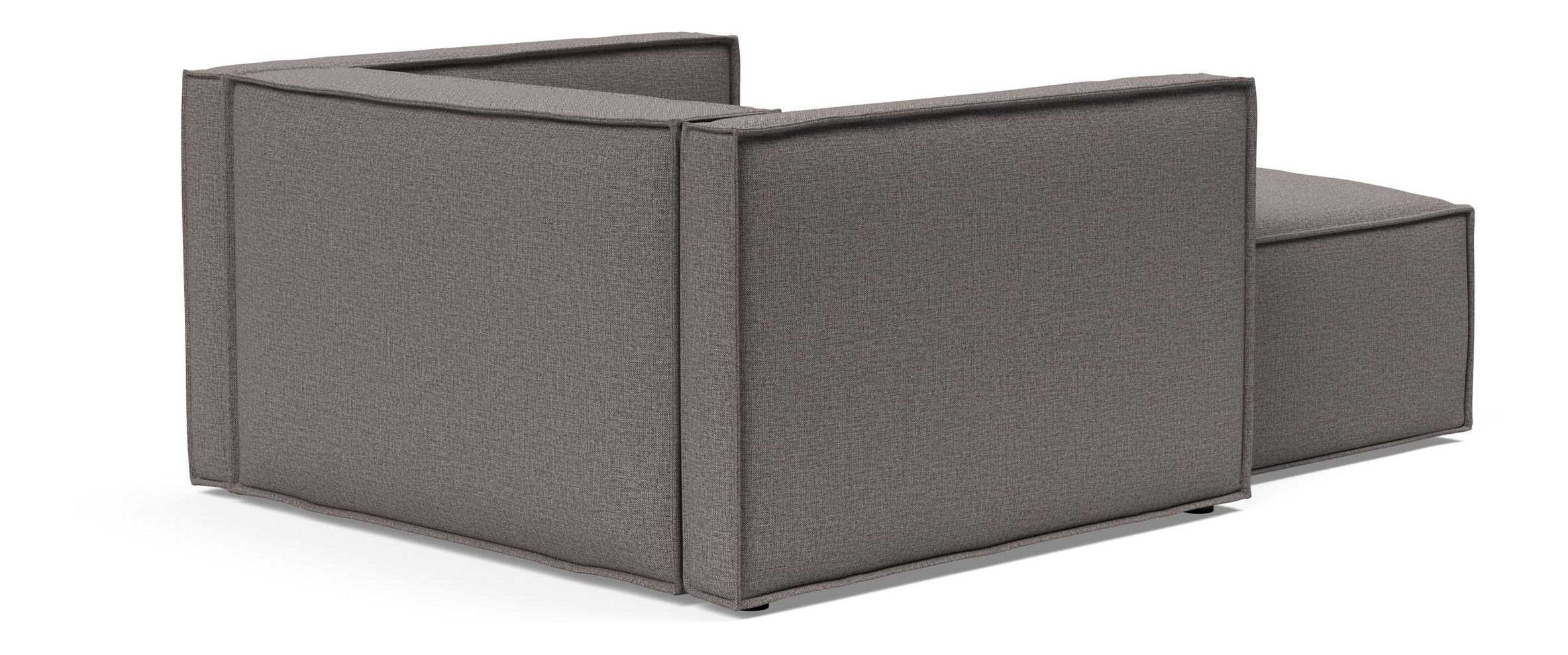 Newilla Storage Lounger Chair w/ Slim Arm Rests