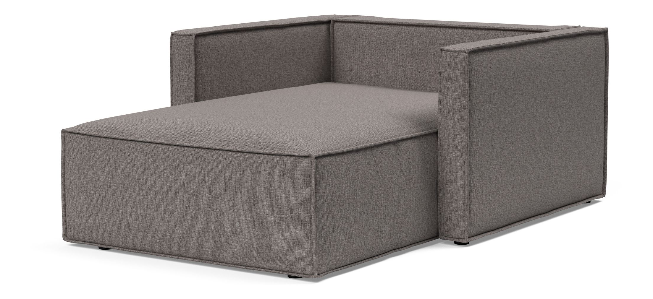 Newilla Storage Lounger Chair w/ Slim Arm Rests