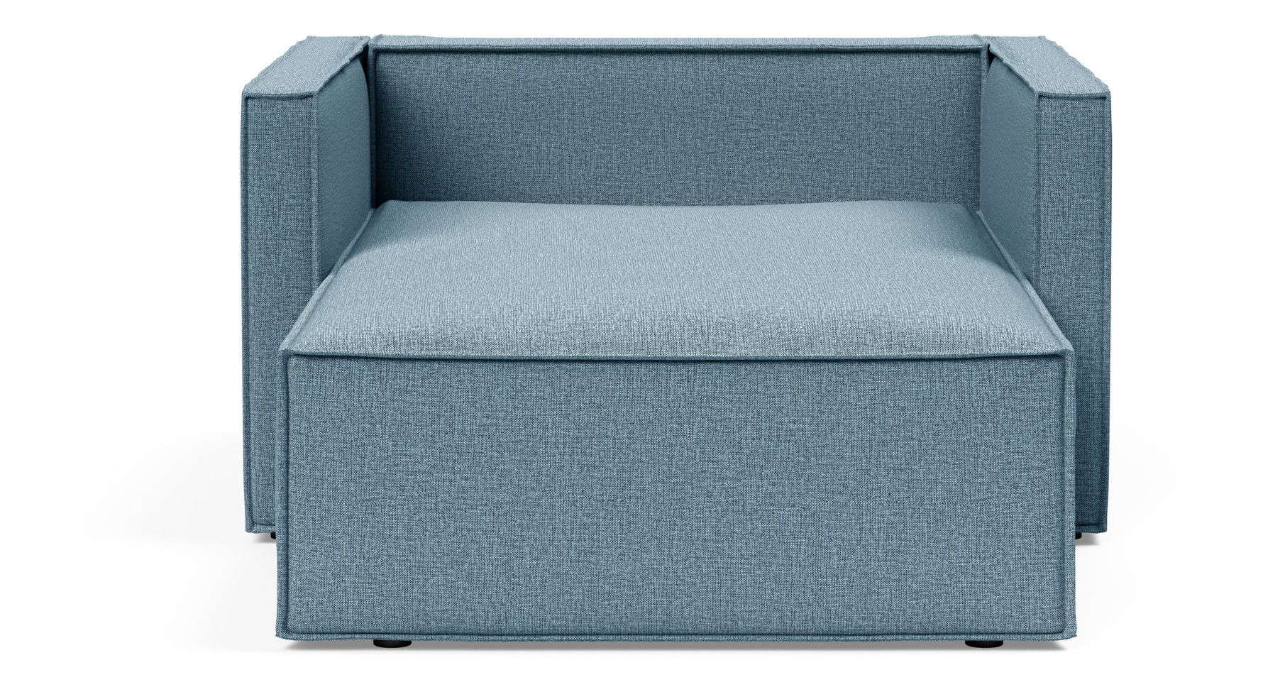 Newilla Storage Lounger Chair w/ Slim Arm Rests