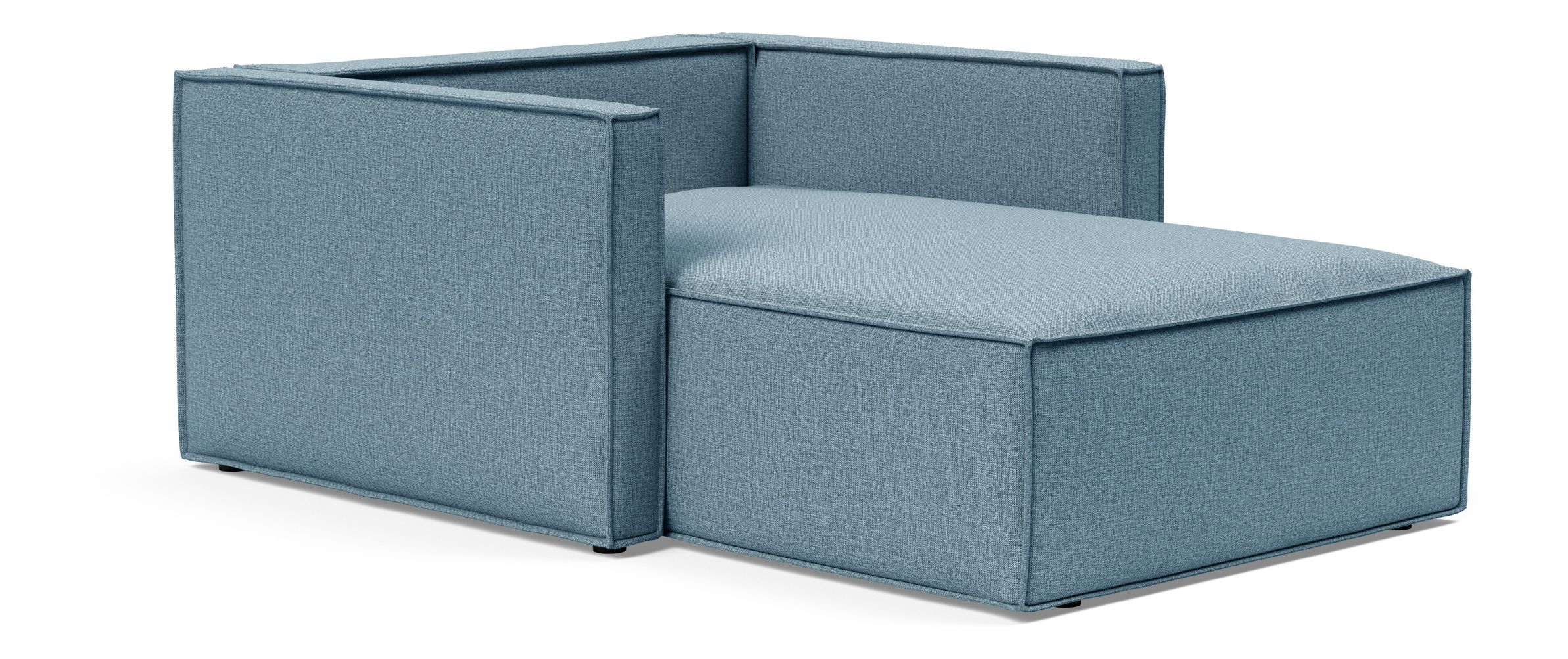 Newilla Storage Lounger Chair w/ Slim Arm Rests