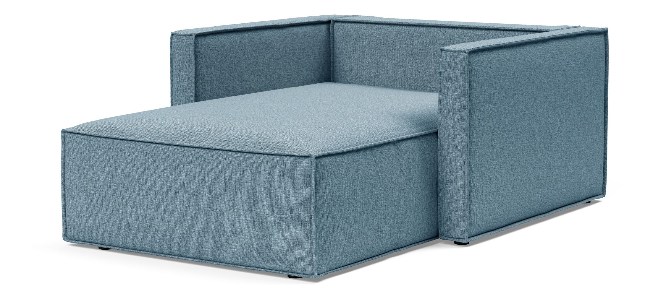 Newilla Storage Lounger Chair w/ Slim Arm Rests