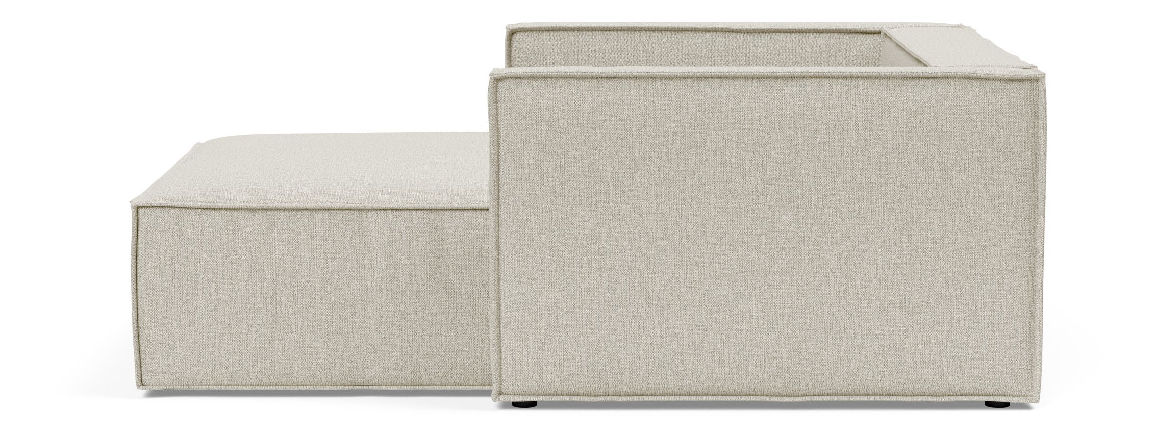 Newilla Storage Lounger Chair w/ Slim Arm Rests