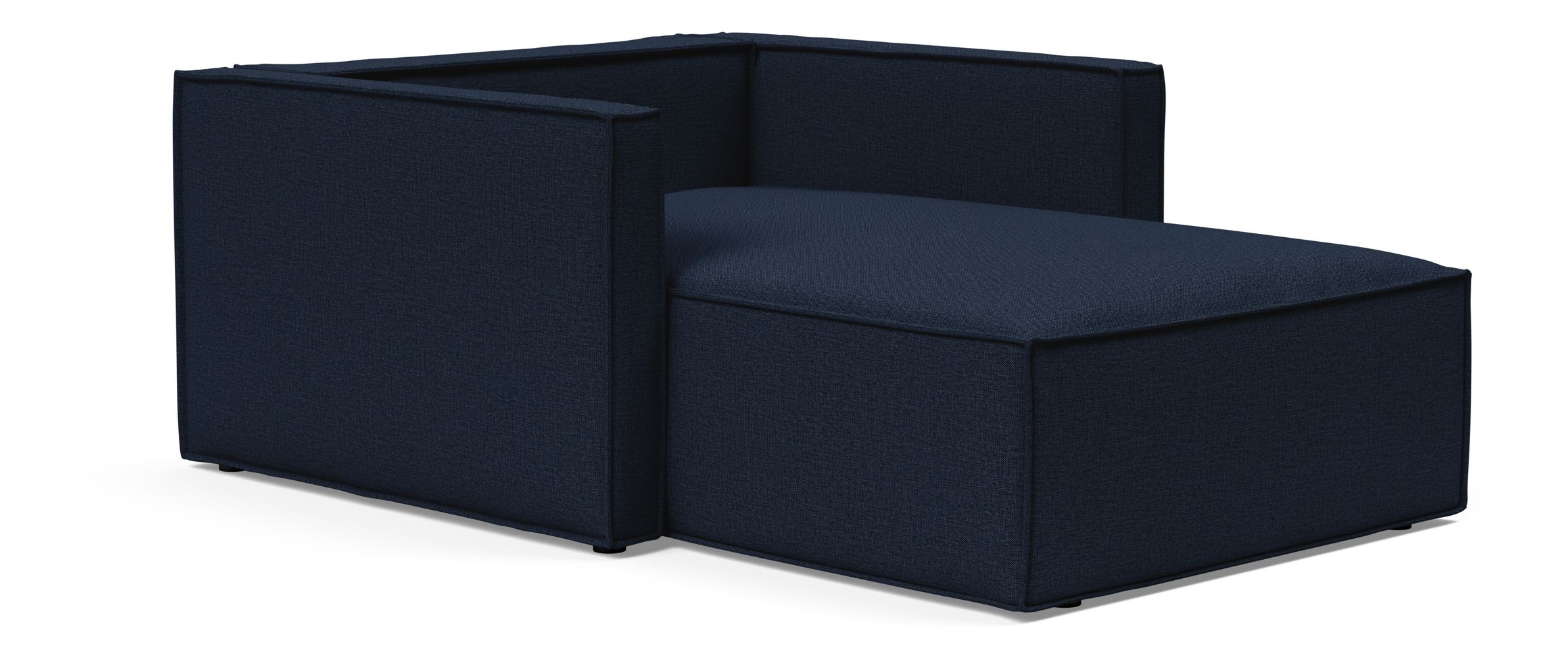 Newilla Storage Lounger Chair w/ Slim Arm Rests