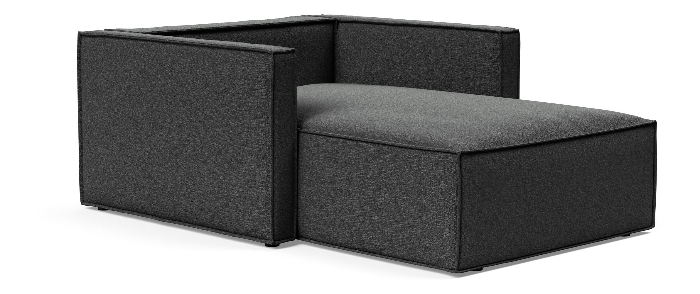 Newilla Storage Lounger Chair w/ Slim Arm Rests