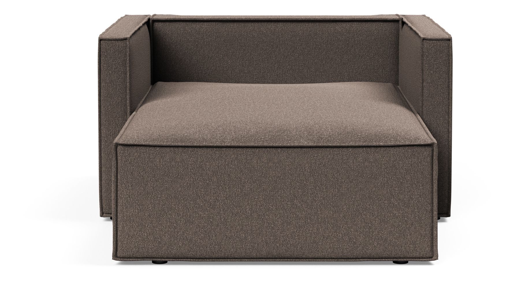 Newilla Storage Lounger Chair w/ Slim Arm Rests