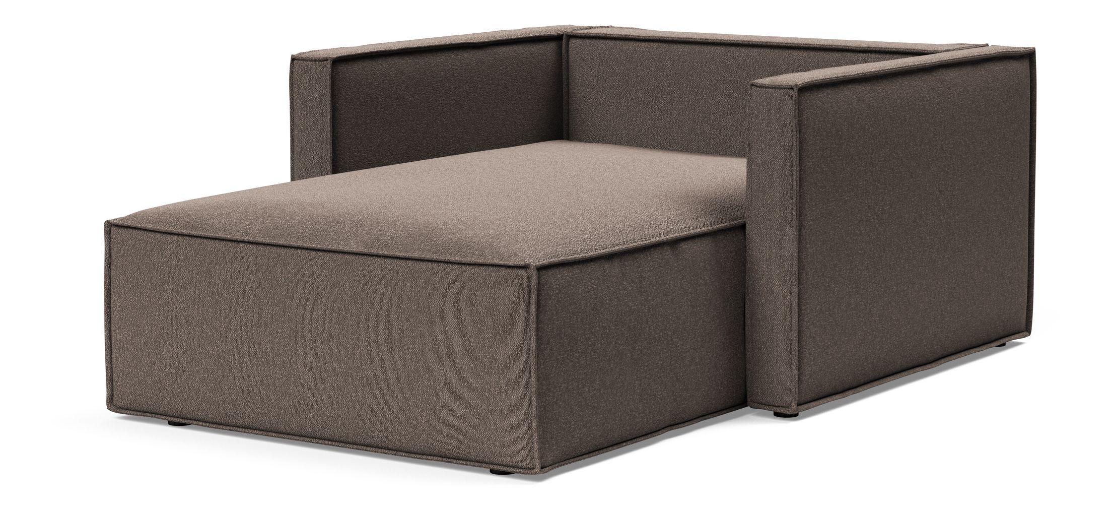 Newilla Storage Lounger Chair w/ Slim Arm Rests