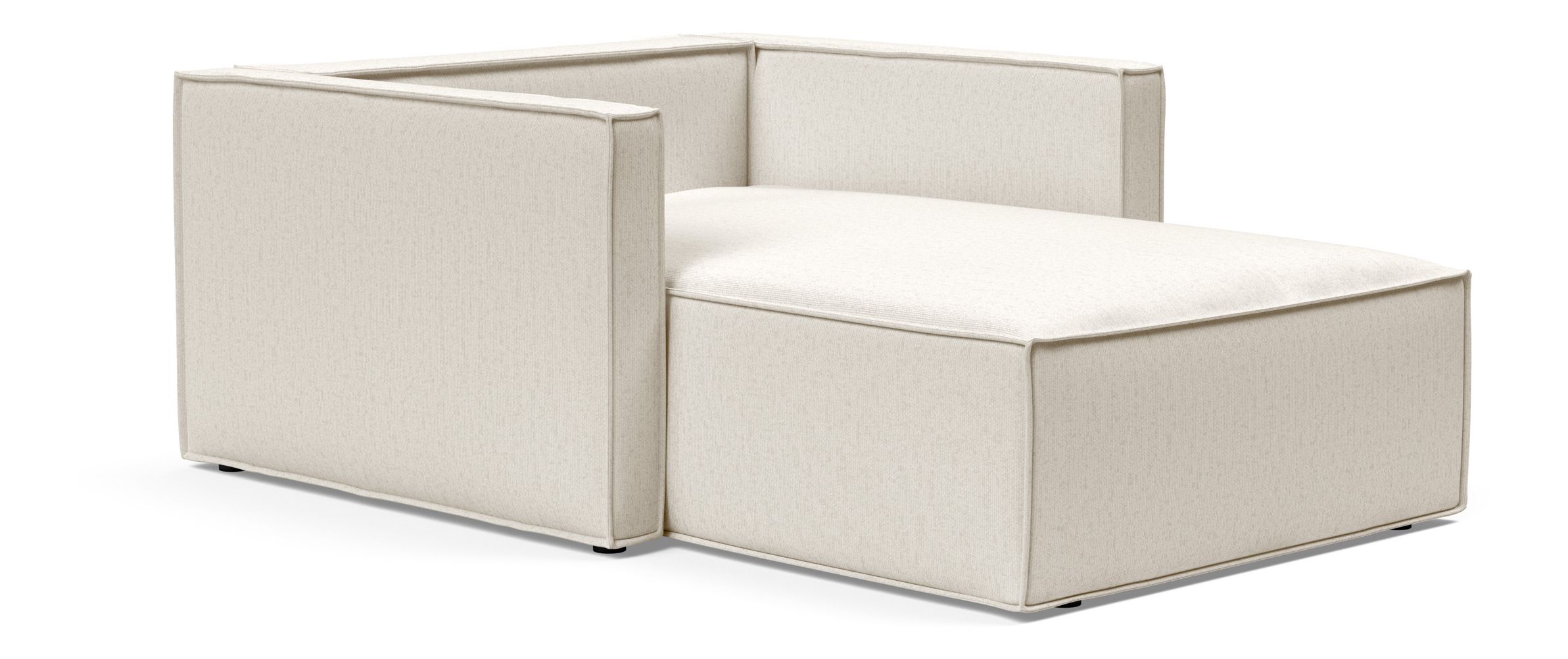 Newilla Storage Lounger Chair w/ Slim Arm Rests