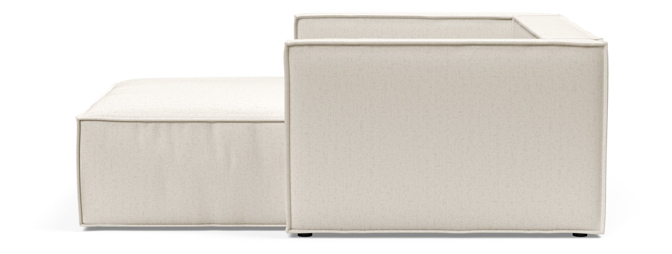 Newilla Storage Lounger Chair w/ Slim Arm Rests