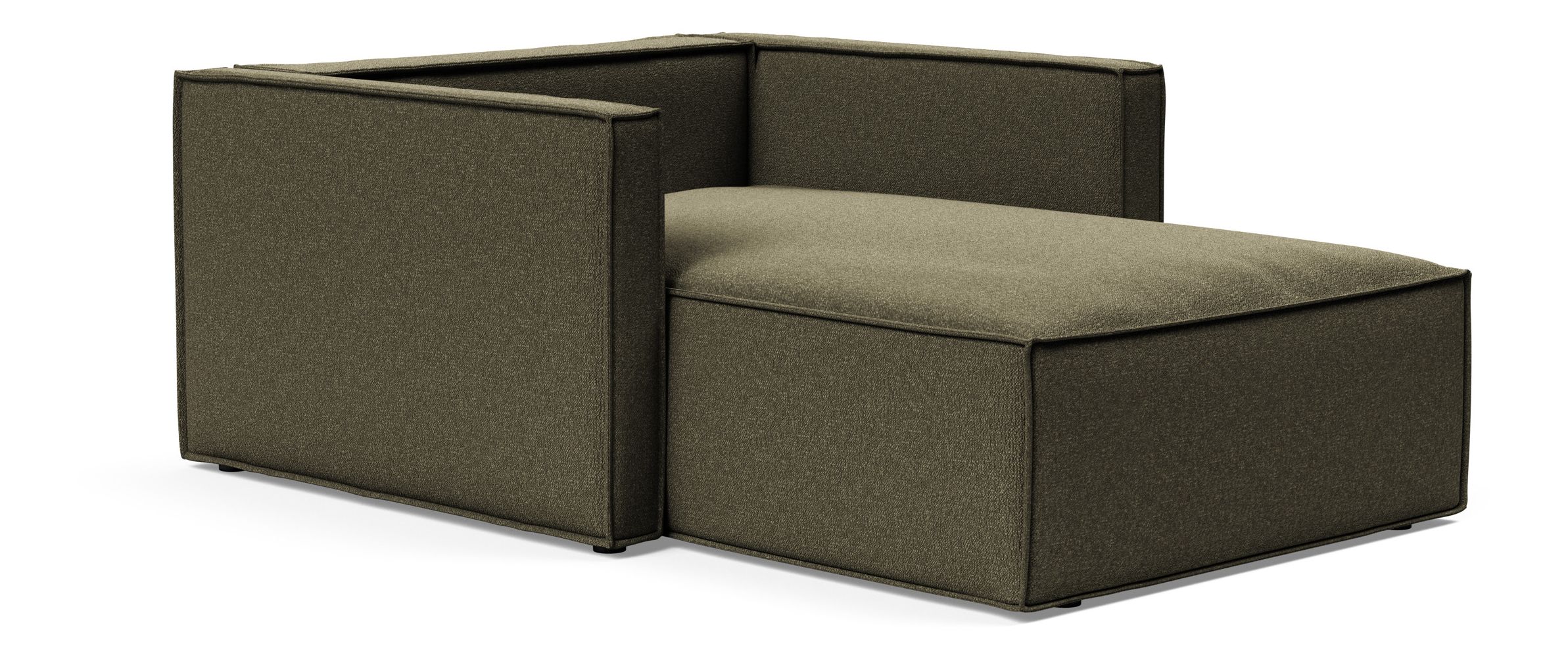 Newilla Storage Lounger Chair w/ Slim Arm Rests