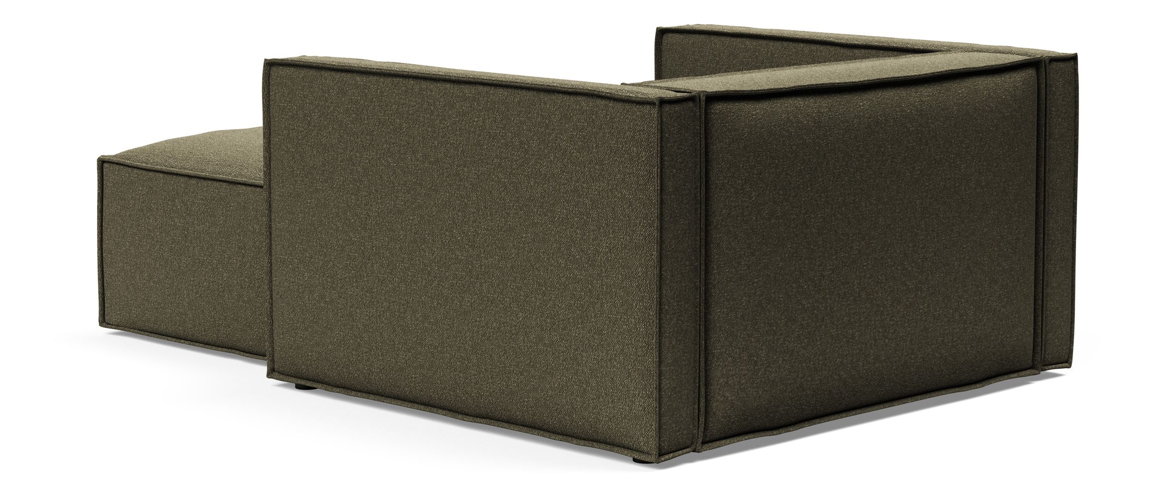 Newilla Storage Lounger Chair w/ Slim Arm Rests