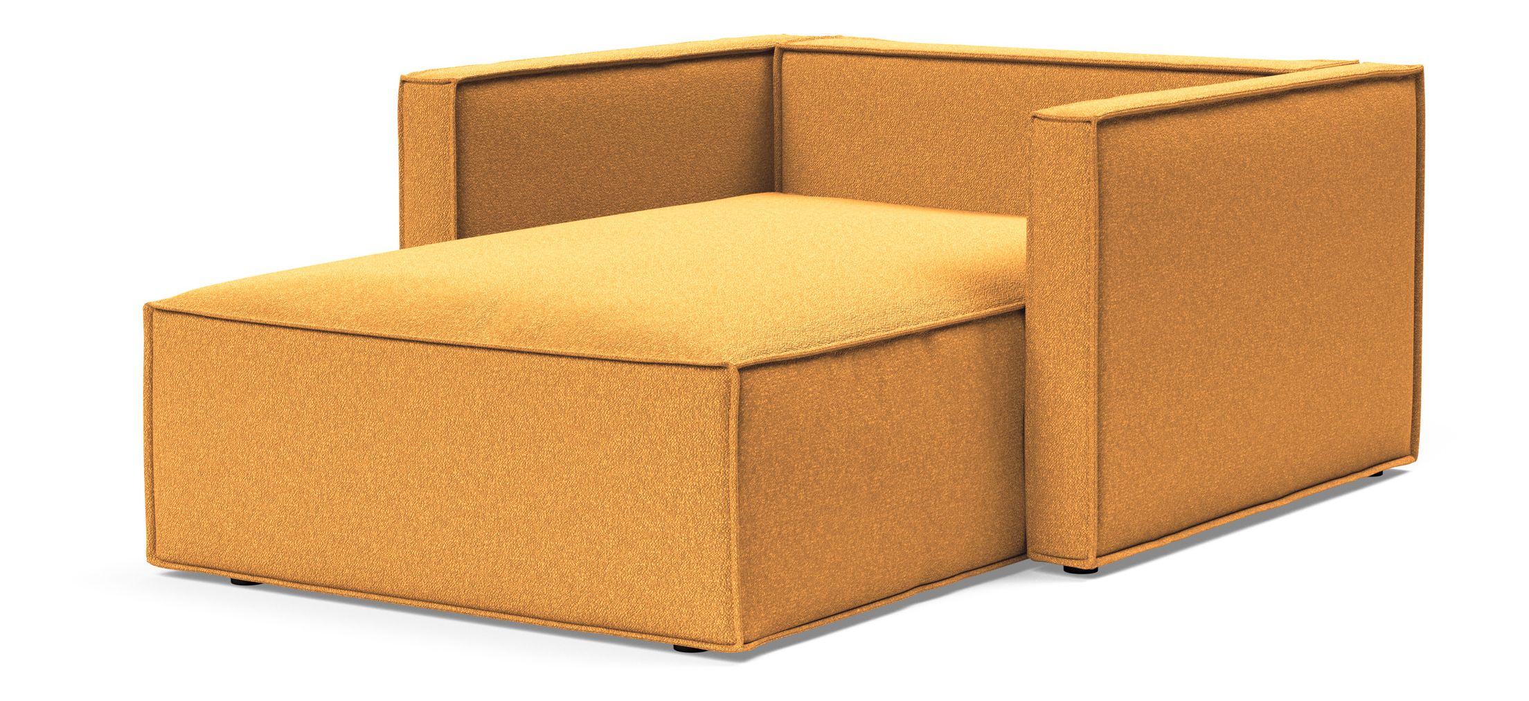 Newilla Storage Lounger Chair w/ Slim Arm Rests