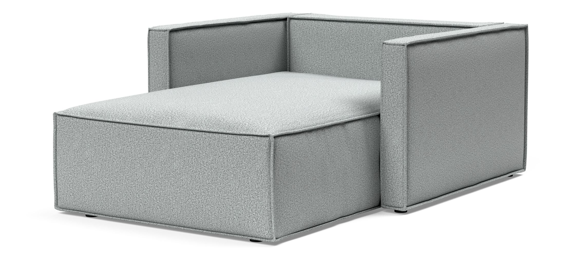 Newilla Storage Lounger Chair w/ Slim Arm Rests