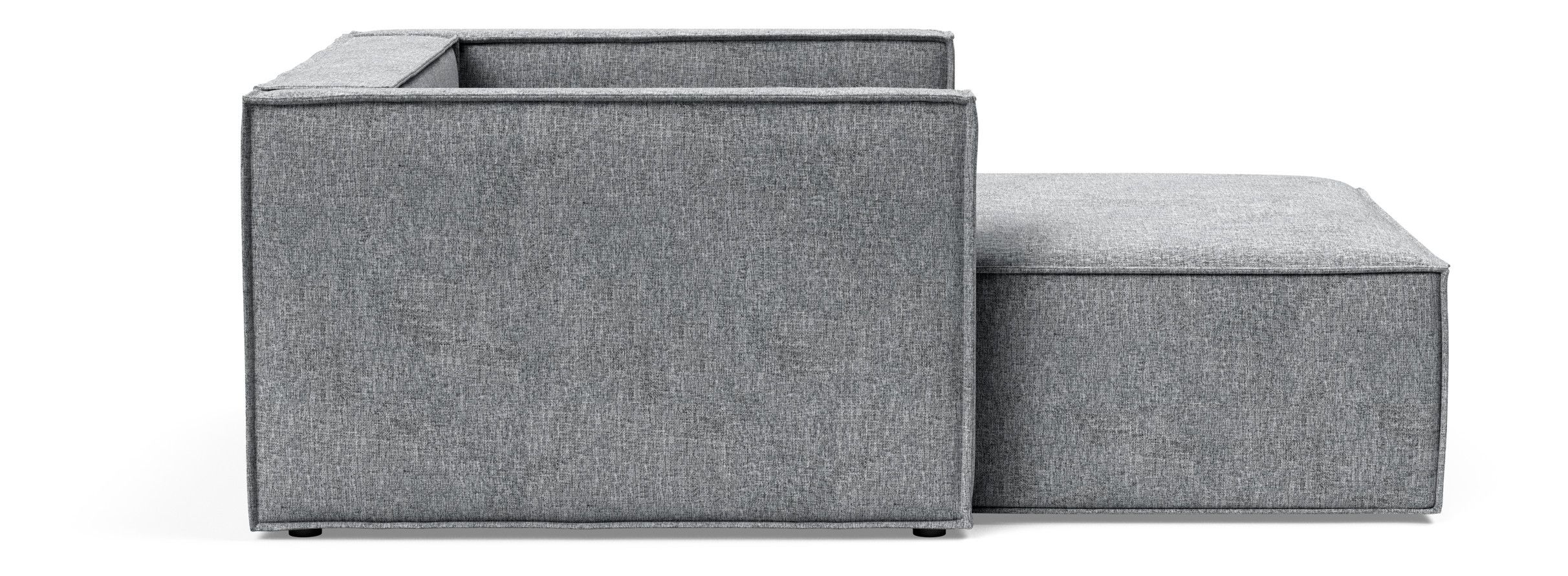 Newilla Storage Lounger Chair w/ Slim Arm Rests