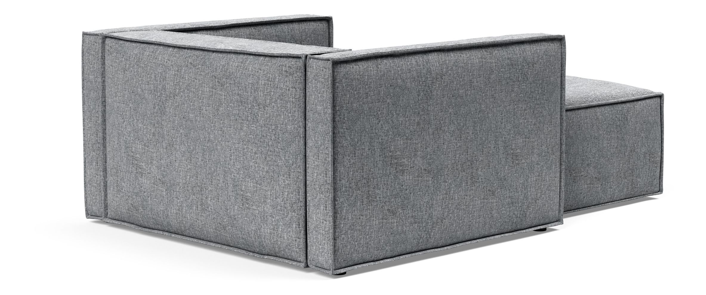 Newilla Storage Lounger Chair w/ Slim Arm Rests