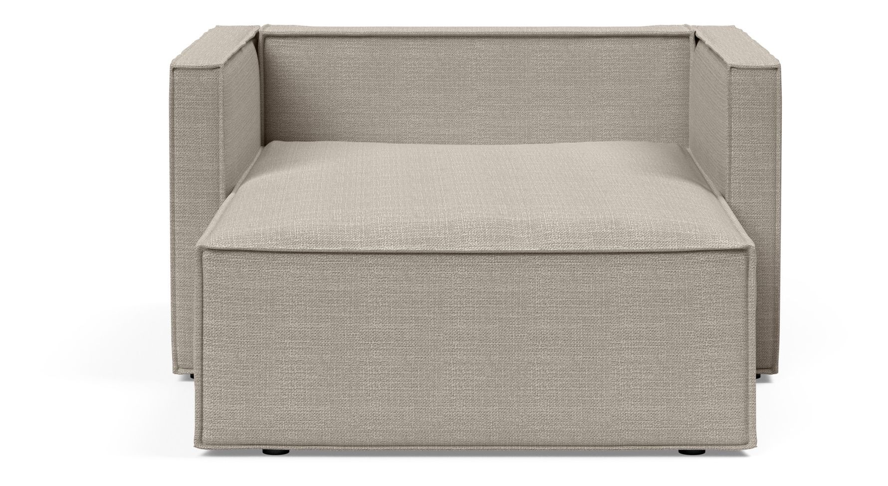 Newilla Storage Lounger Chair w/ Slim Arm Rests