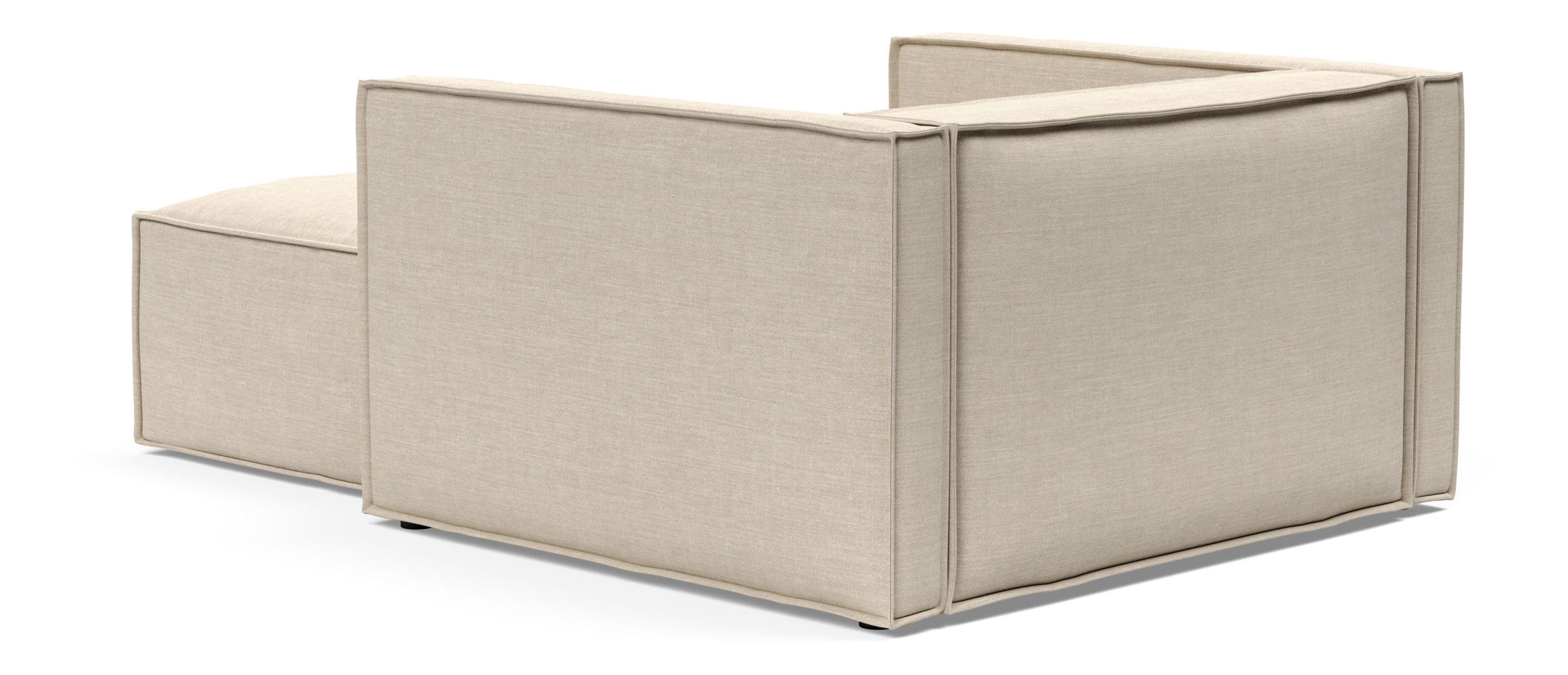 Newilla Storage Lounger Chair w/ Slim Arm Rests