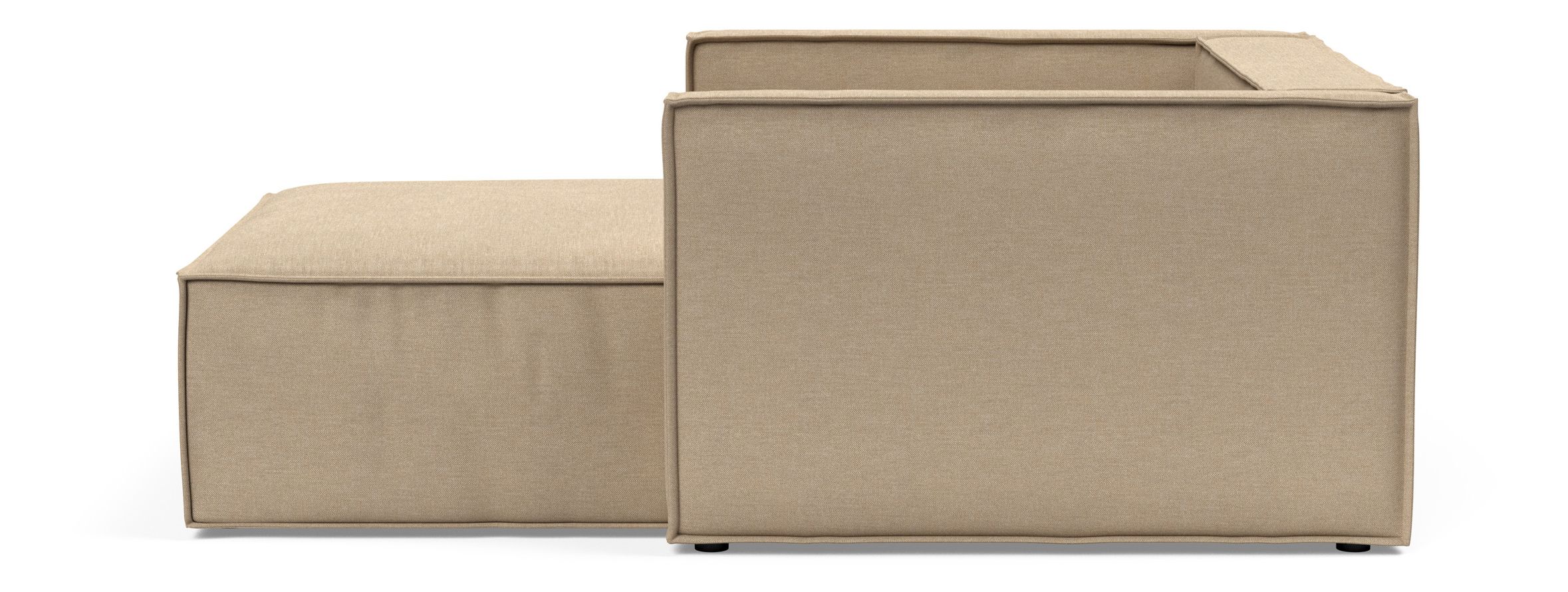 Newilla Storage Lounger Chair w/ Slim Arm Rests
