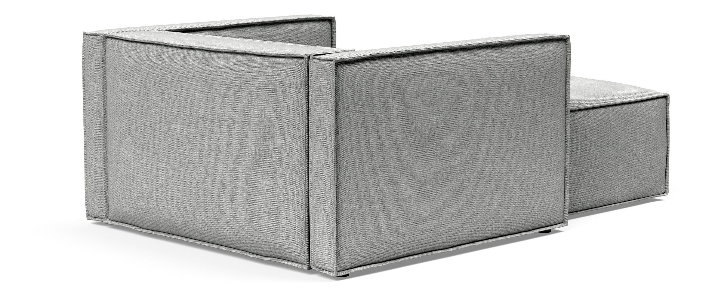 Newilla Storage Lounger Chair w/ Slim Arm Rests
