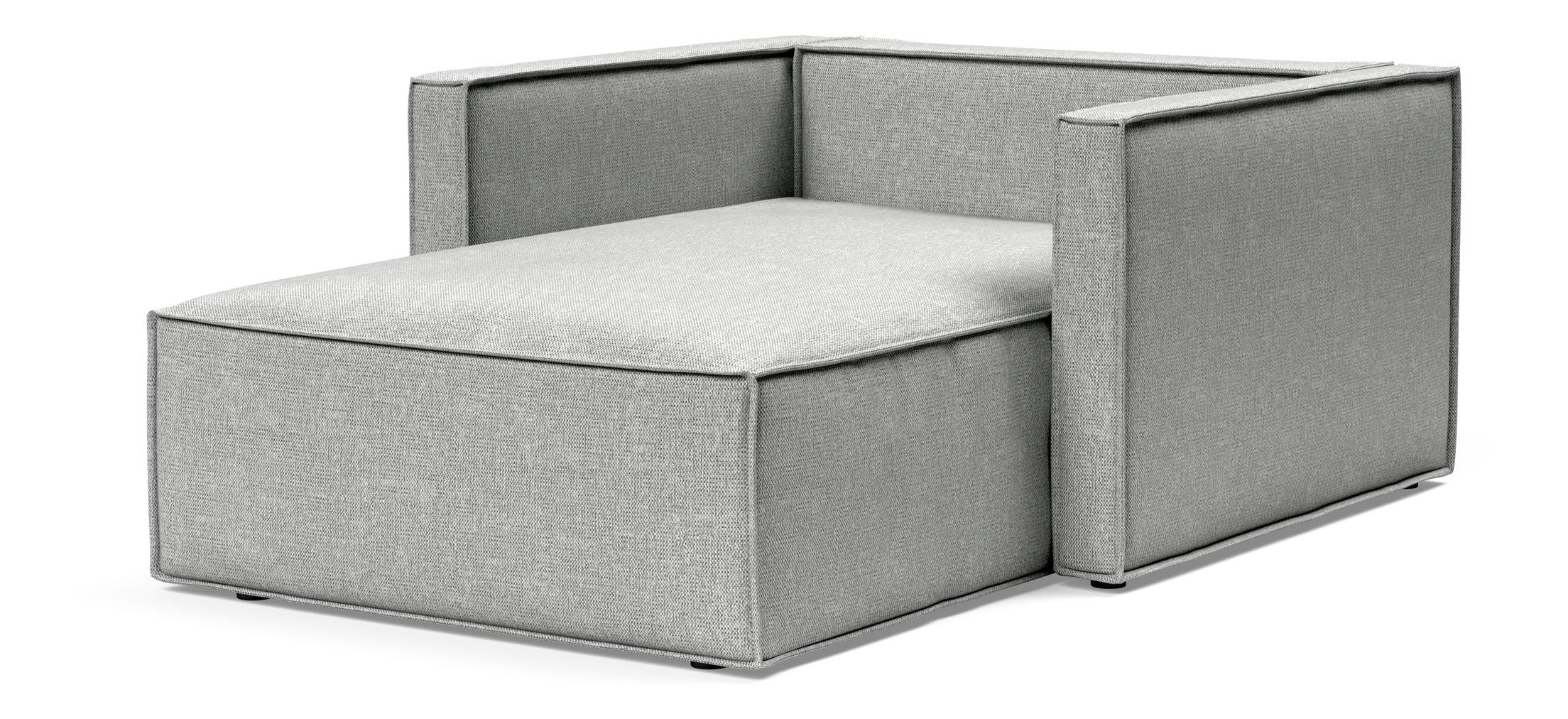 Newilla Storage Lounger Chair w/ Slim Arm Rests