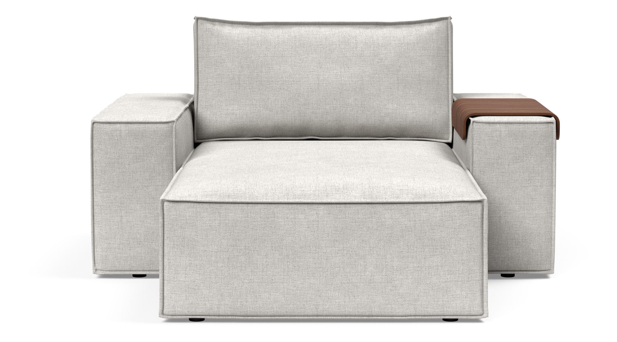 Newilla Storage Lounger Chair w/ Wide Arm Rests