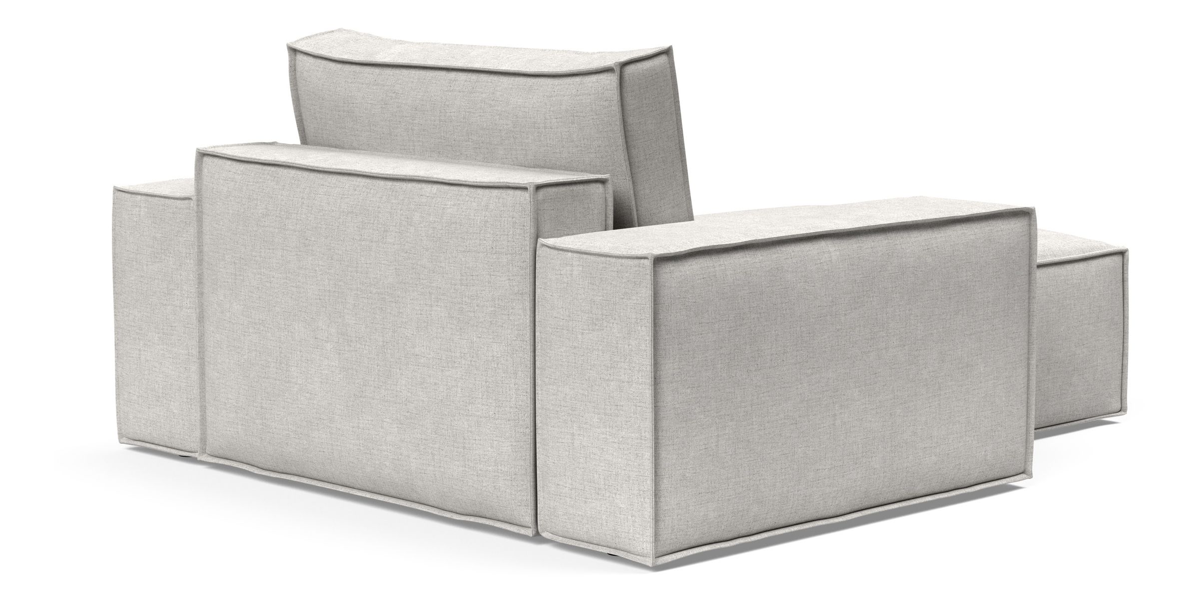 Newilla Storage Lounger Chair w/ Wide Arm Rests