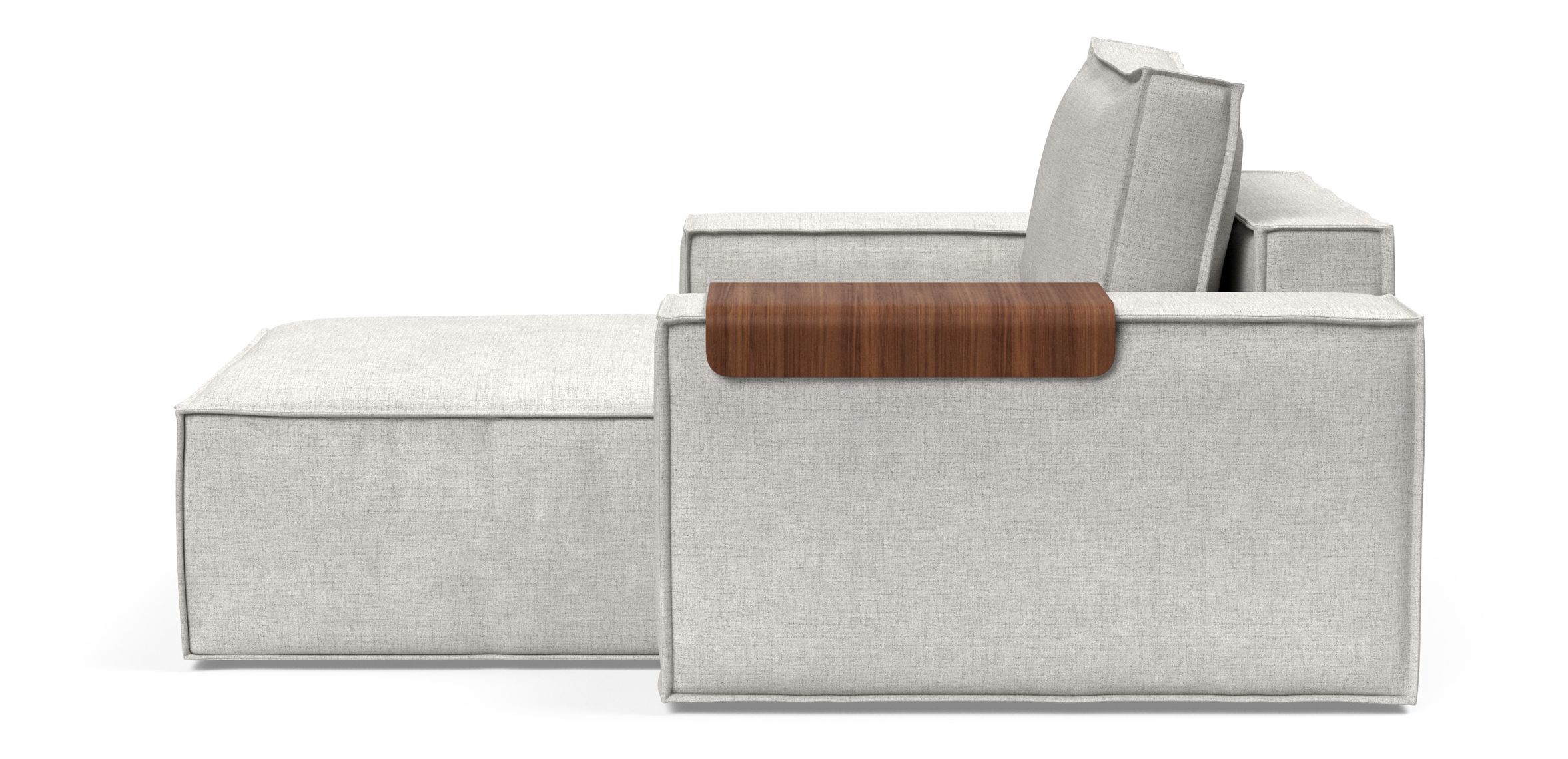 Newilla Storage Lounger Chair w/ Wide Arm Rests