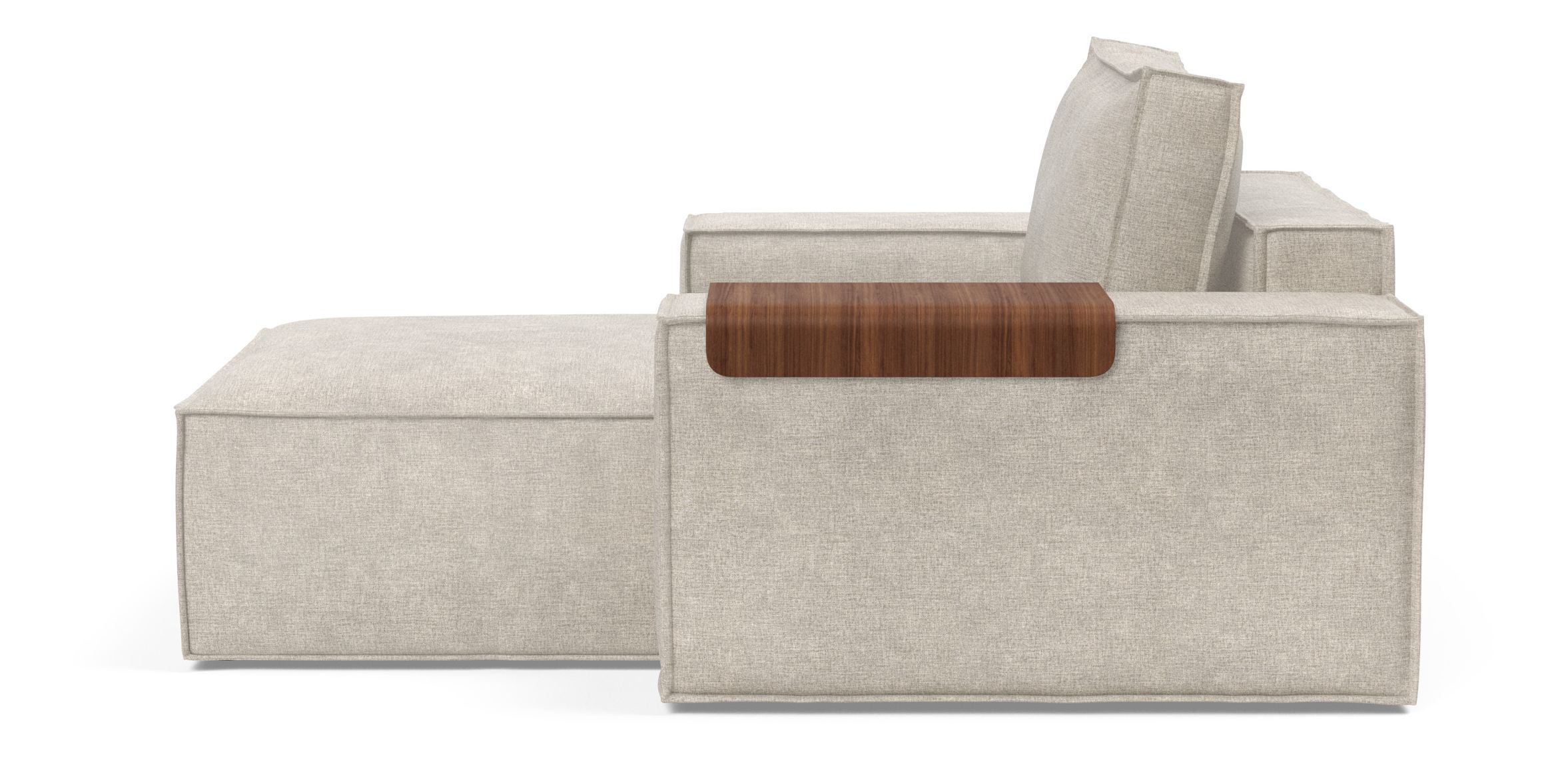 Newilla Storage Lounger Chair w/ Wide Arm Rests