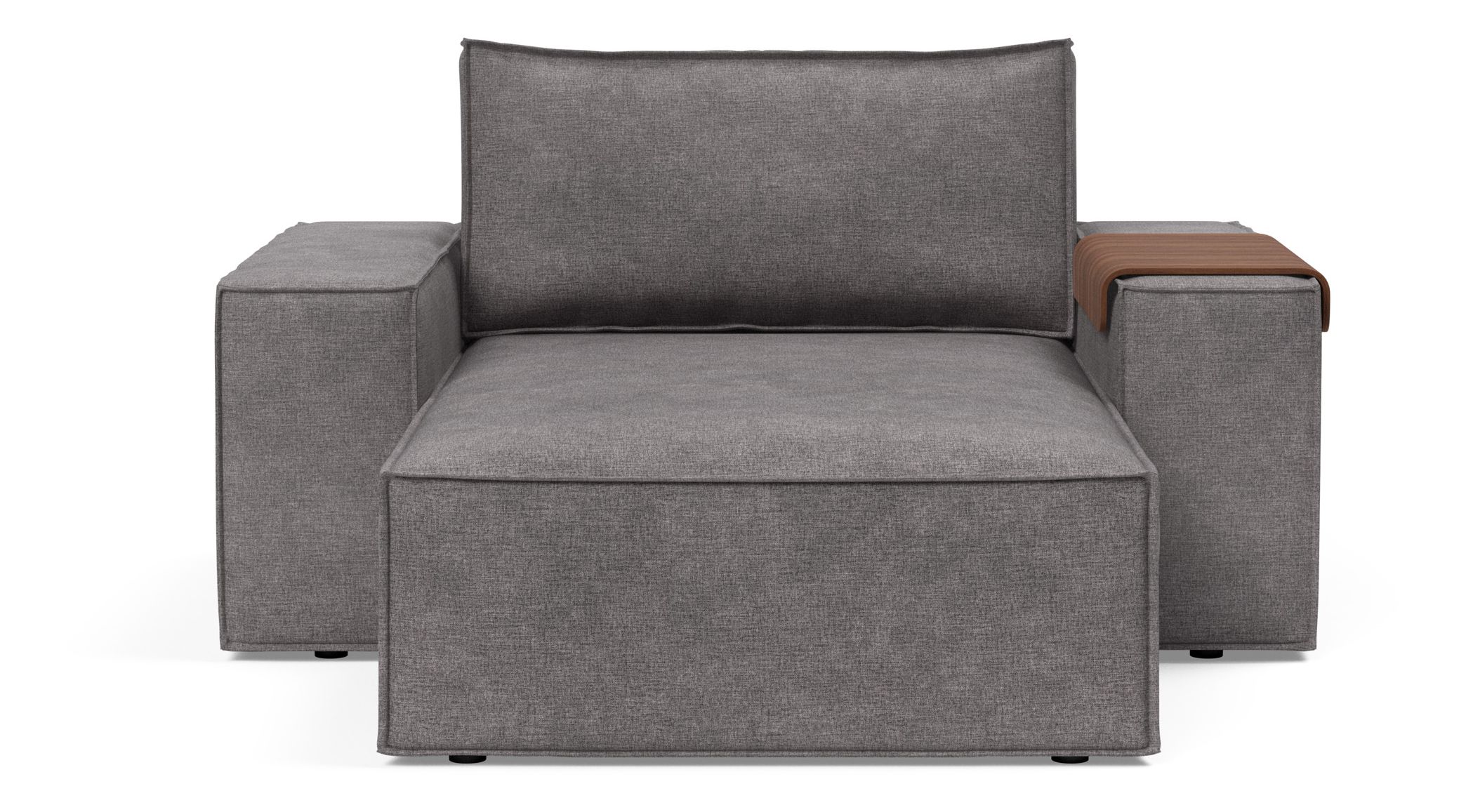 Newilla Storage Lounger Chair w/ Wide Arm Rests