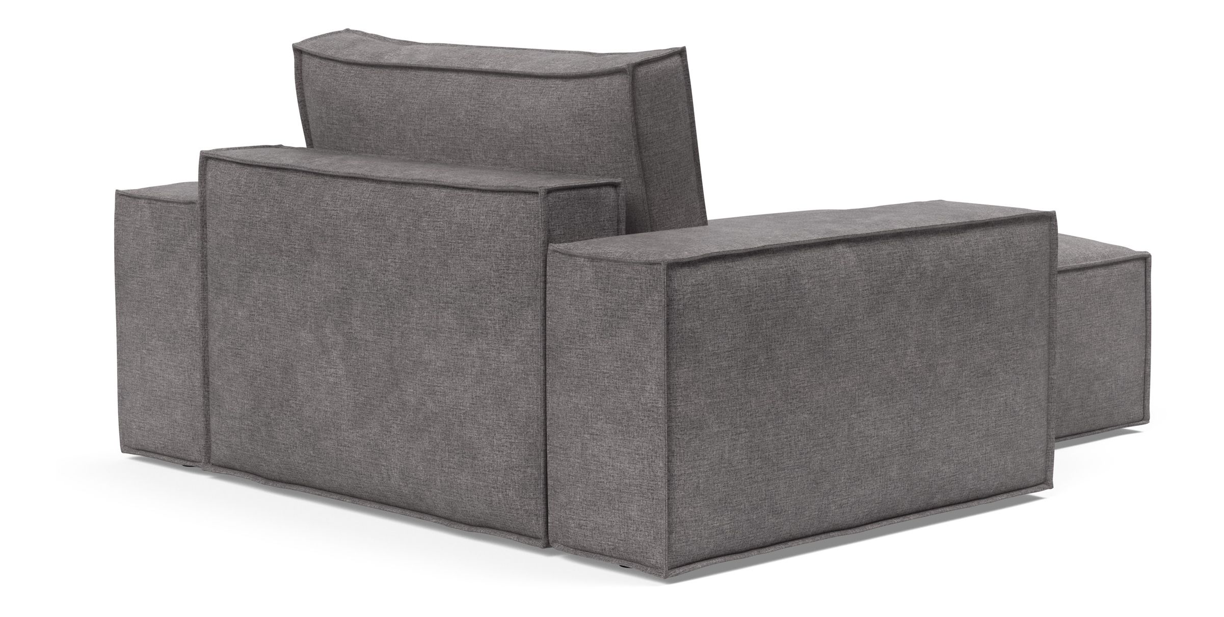 Newilla Storage Lounger Chair w/ Wide Arm Rests