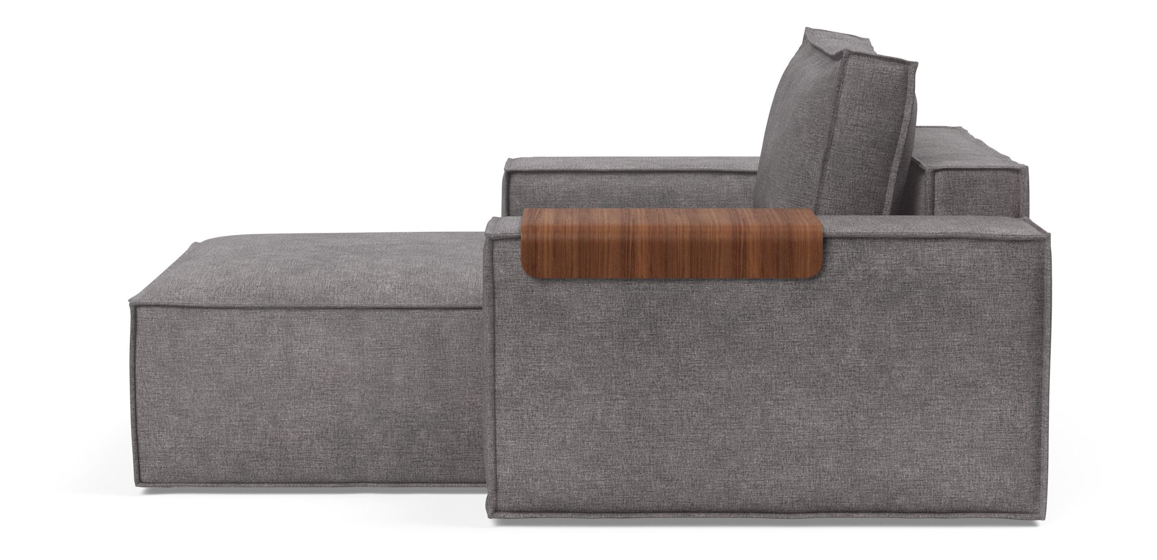 Newilla Storage Lounger Chair w/ Wide Arm Rests