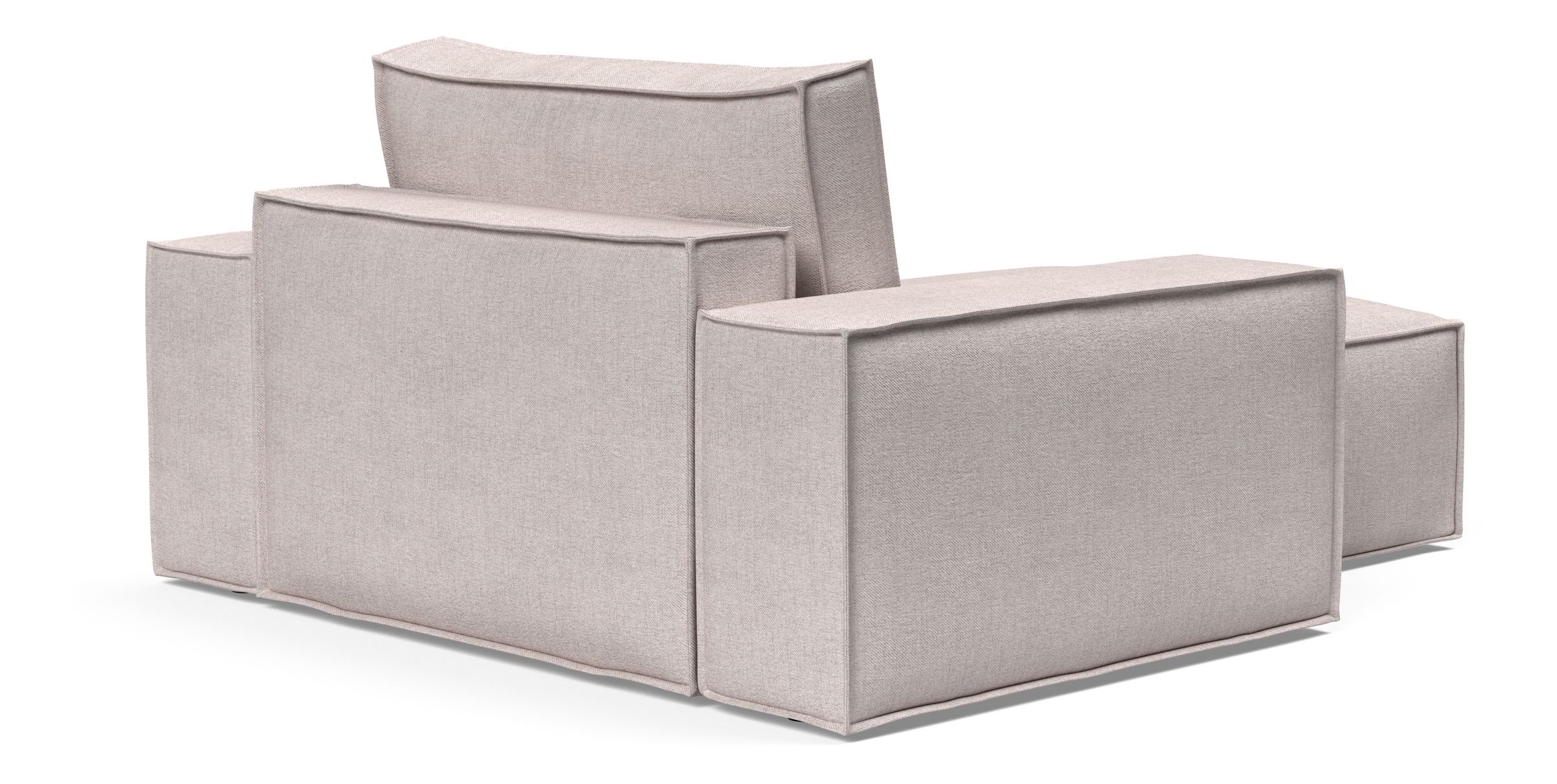Newilla Storage Lounger Chair w/ Wide Arm Rests