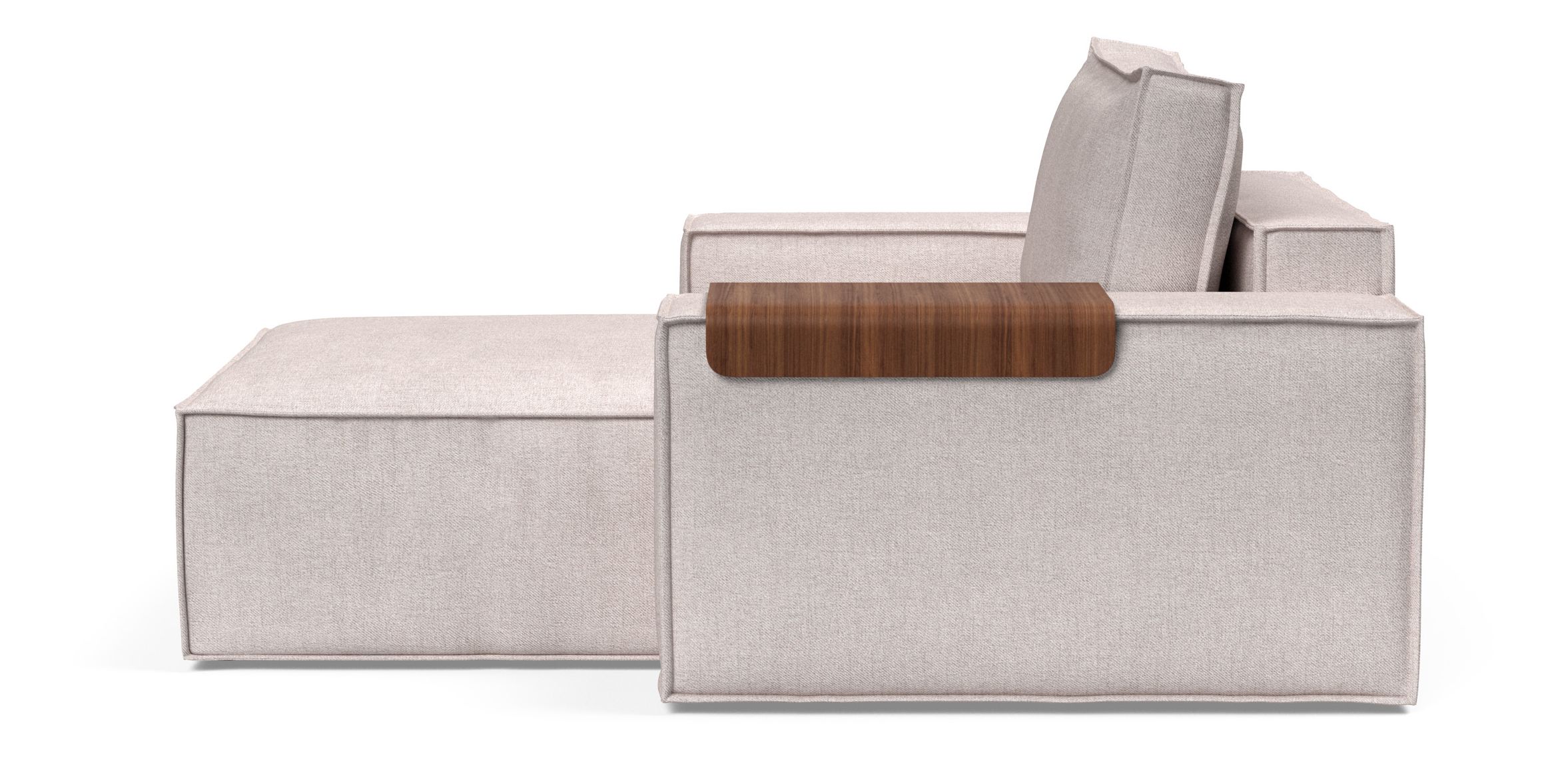 Newilla Storage Lounger Chair w/ Wide Arm Rests