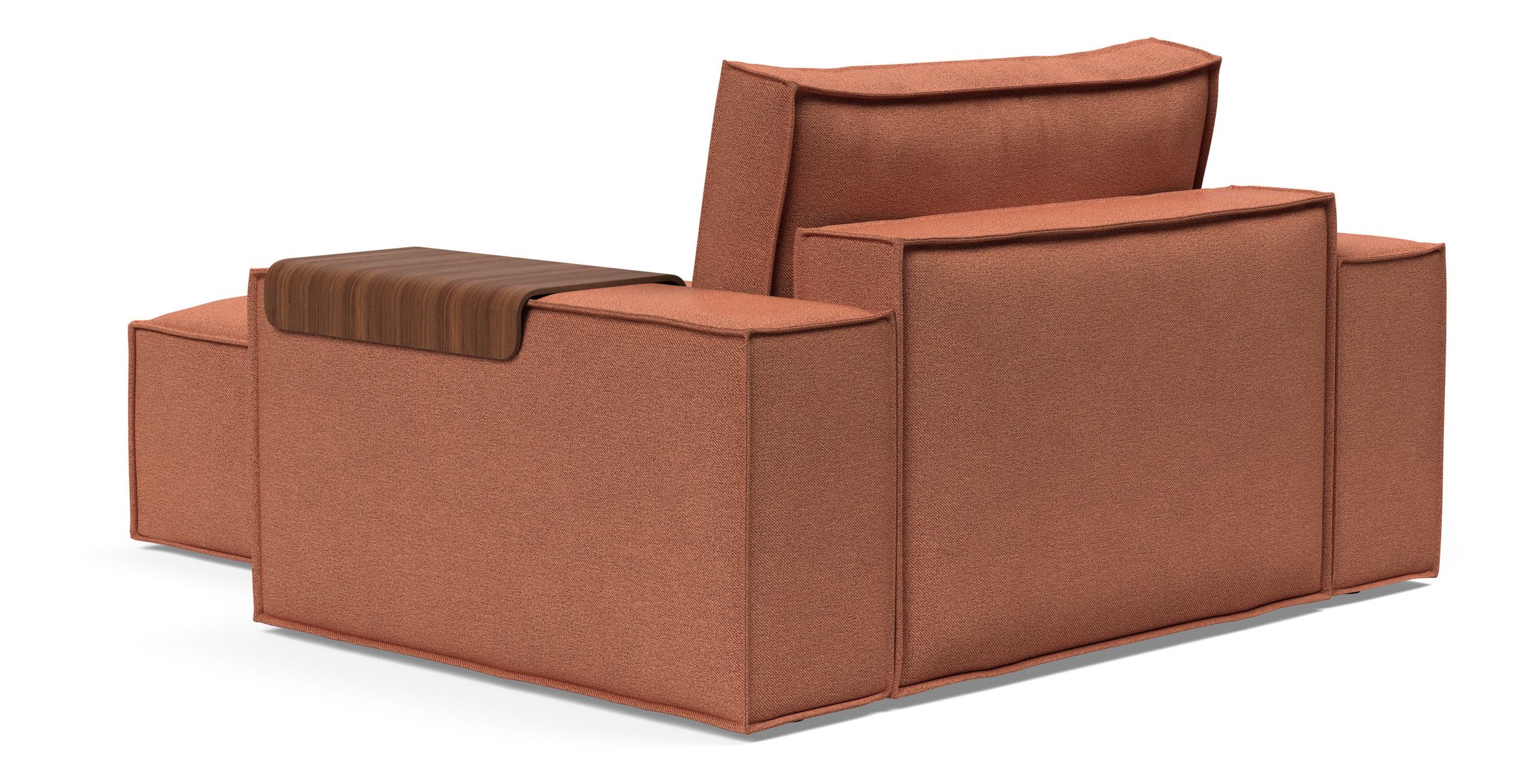 Newilla Storage Lounger Chair w/ Wide Arm Rests