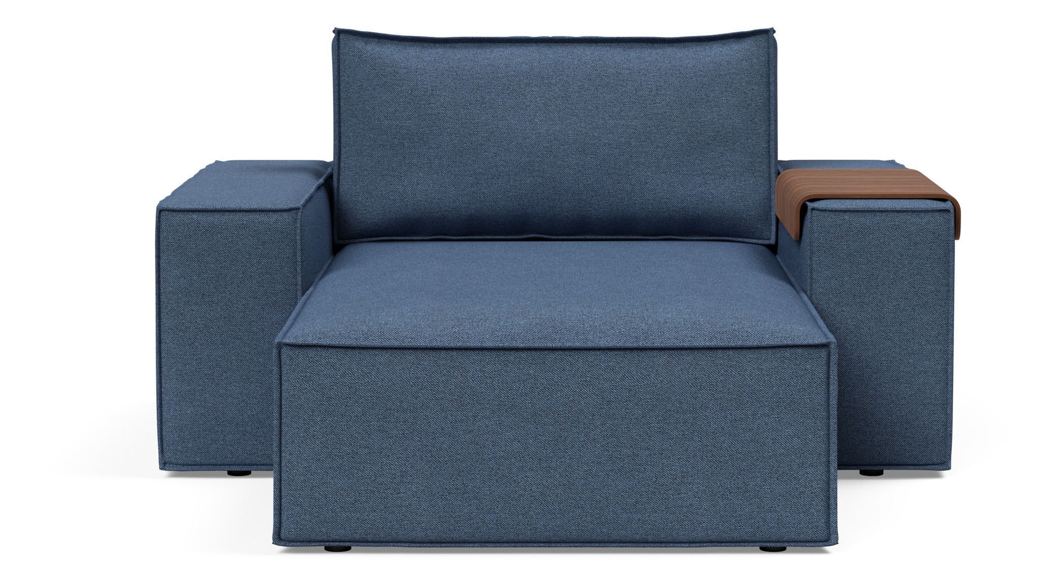 Newilla Storage Lounger Chair w/ Wide Arm Rests