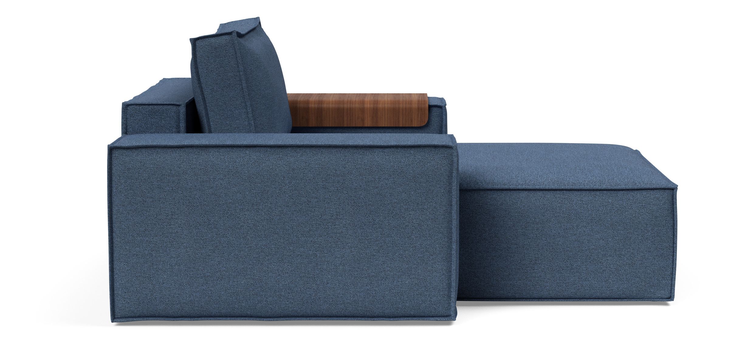 Newilla Storage Lounger Chair w/ Wide Arm Rests