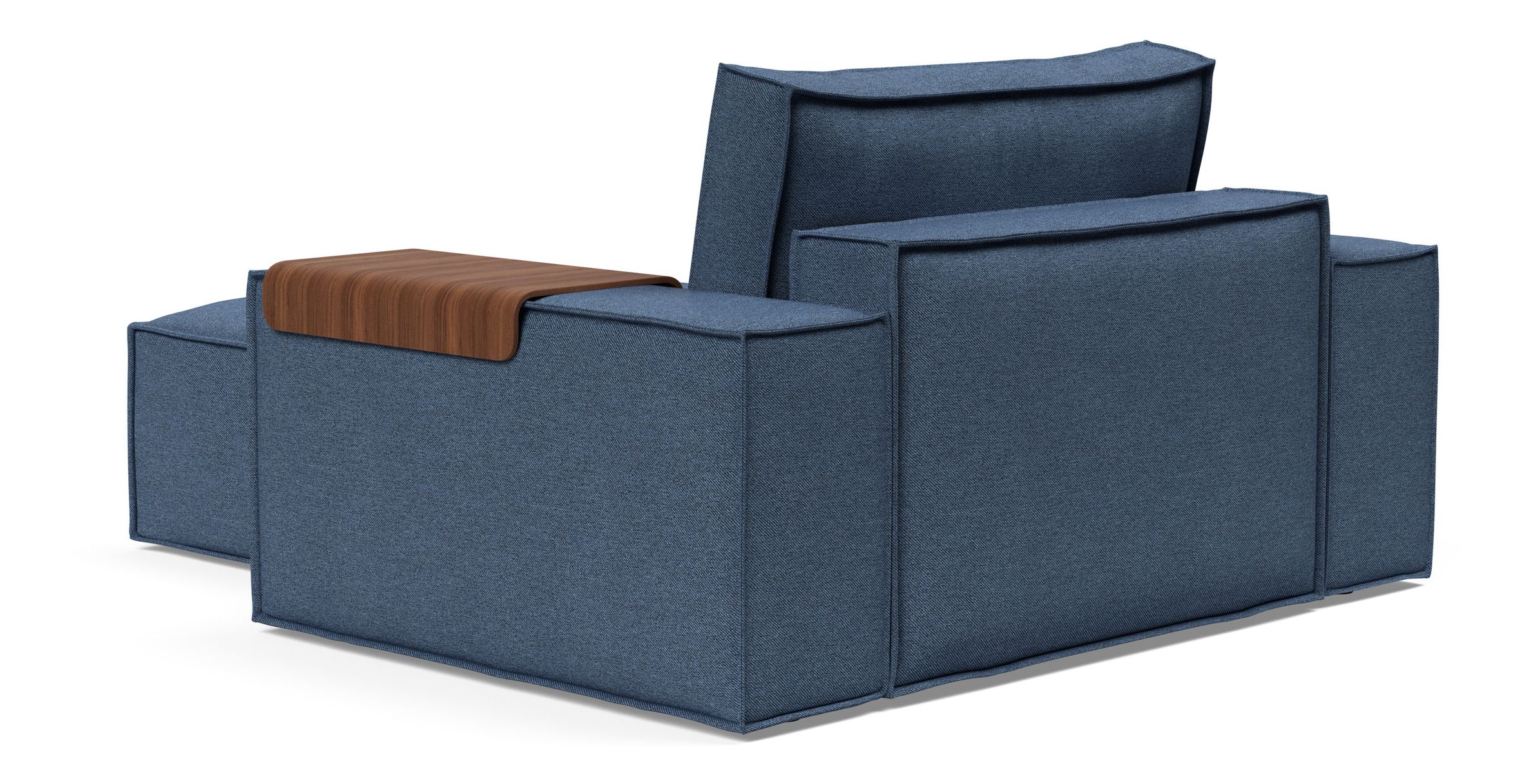 Newilla Storage Lounger Chair w/ Wide Arm Rests